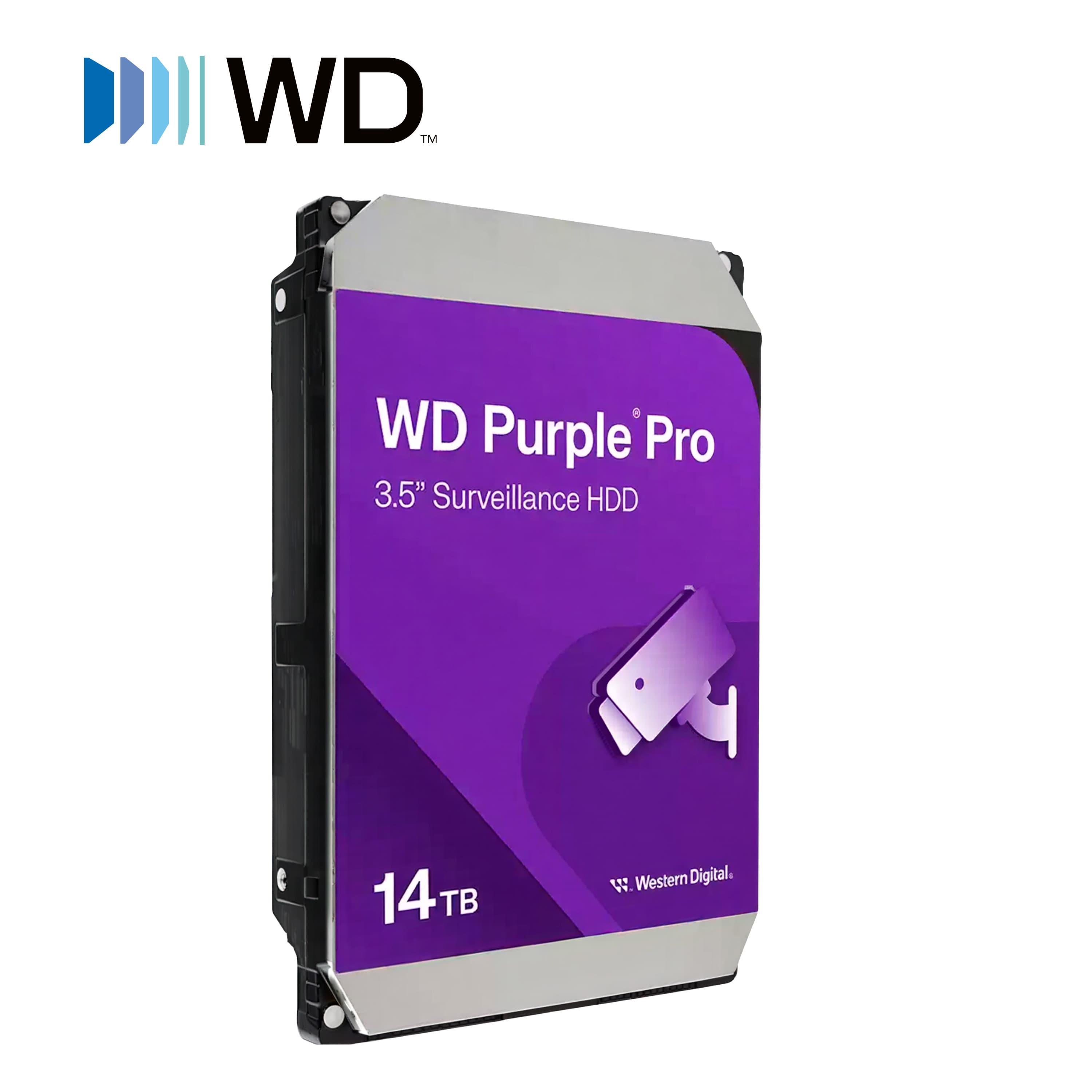 DD DISCO DURO 14TB SATA WD PURPLE PRO WD142PURP / OPTIMIZADO VIDEOVIGILANCIA 24 7 / SATA III 6GB S / 7200 RPM / CACHE 512MB / ALLFRAME AI / WORKLOAD 550TB ANO / 3.5 / 5 ANOS GARANTIA
 - Miniatura 5