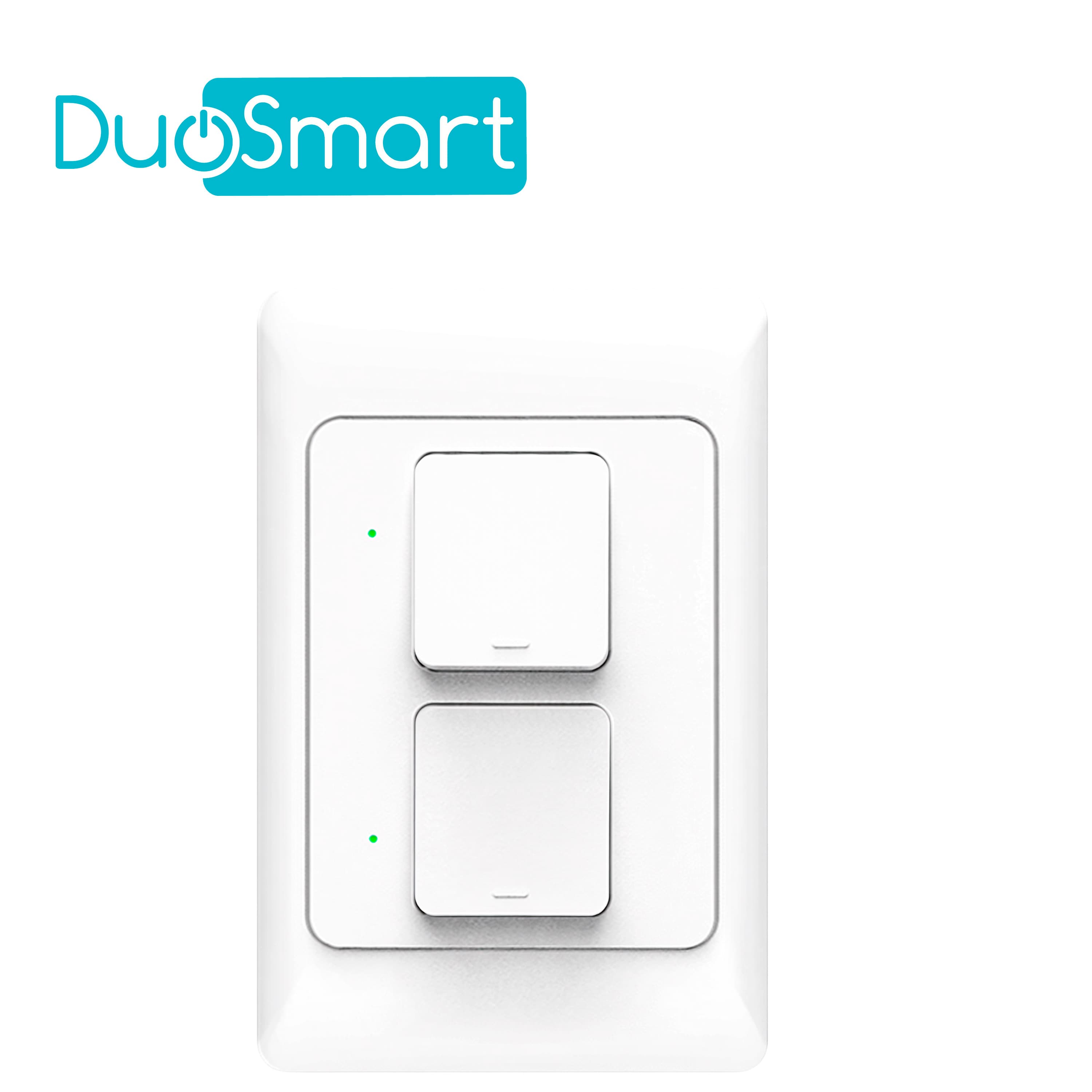 SWITCH APAGADOR WIFI 2.4 GHZ DUOSMART A21 / 2 BOTONES-UNIDADES / COMPATIBLE CON ALEXA Y GOOGLE HOME / TEMPORIZADORES / ESCENAS DE AUTOMATIZACION / CABLE NEUTRO OPCIONAL
 - Miniatura 3