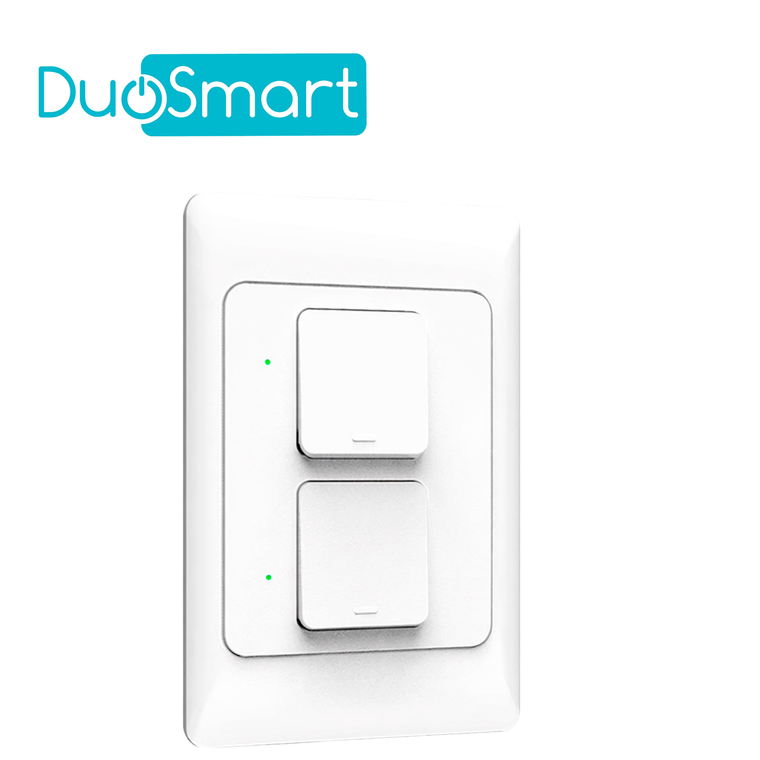 SWITCH APAGADOR WIFI 2.4 GHZ DUOSMART A21 / 2 BOTONES-UNIDADES / COMPATIBLE CON ALEXA Y GOOGLE HOME / TEMPORIZADORES / ESCENAS DE AUTOMATIZACION / CABLE NEUTRO OPCIONAL
 - Miniatura 4