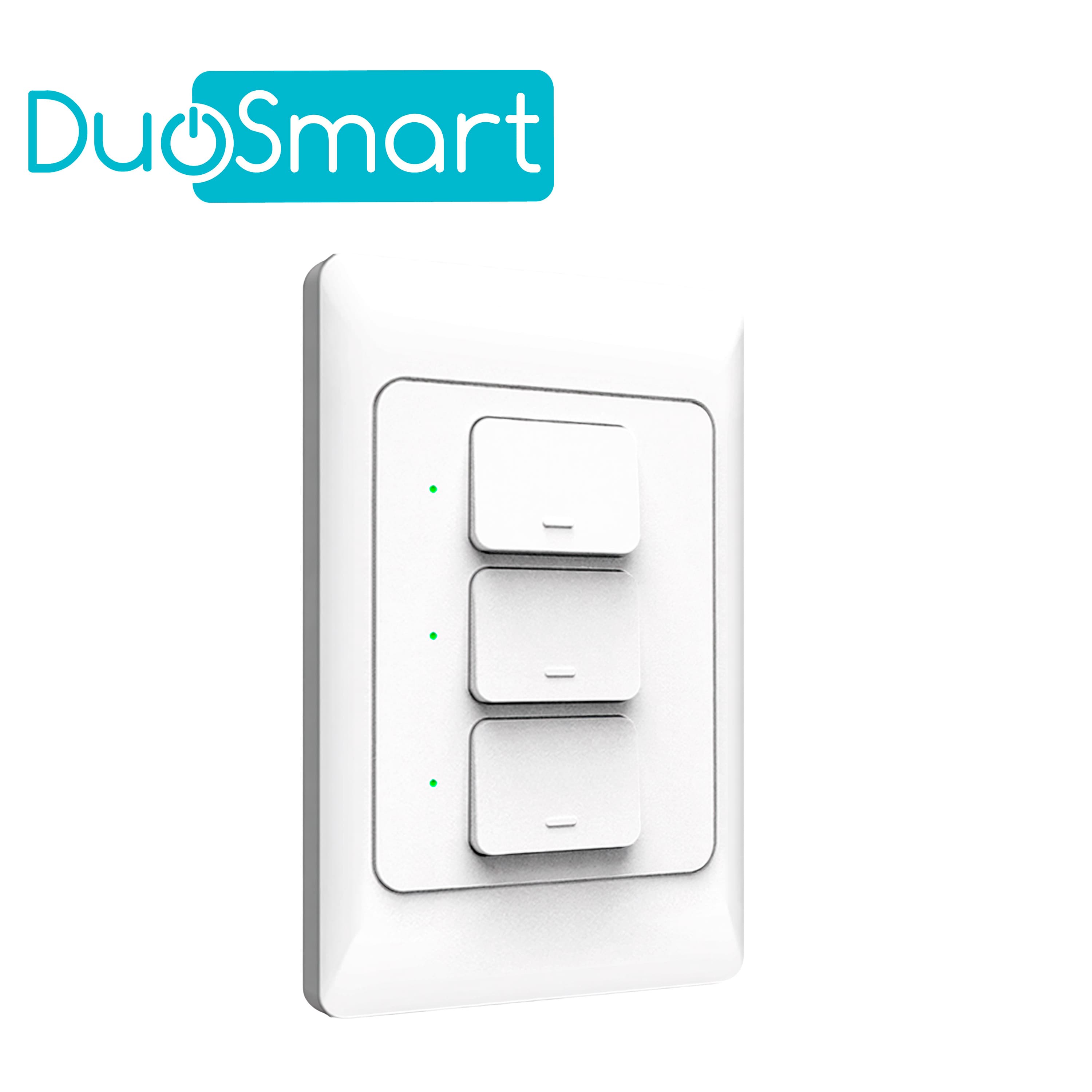 SWITCH APAGADOR WIFI 2.4 GHZ DUOSMART A31 / 3 BOTONES-UNIDADES / COMPATIBLE CON ALEXA Y GOOGLE HOME / TEMPORIZADORES / ESCENAS DE AUTOMATIZACION / CABLE NEUTRO OPCIONAL
 - Miniatura 4