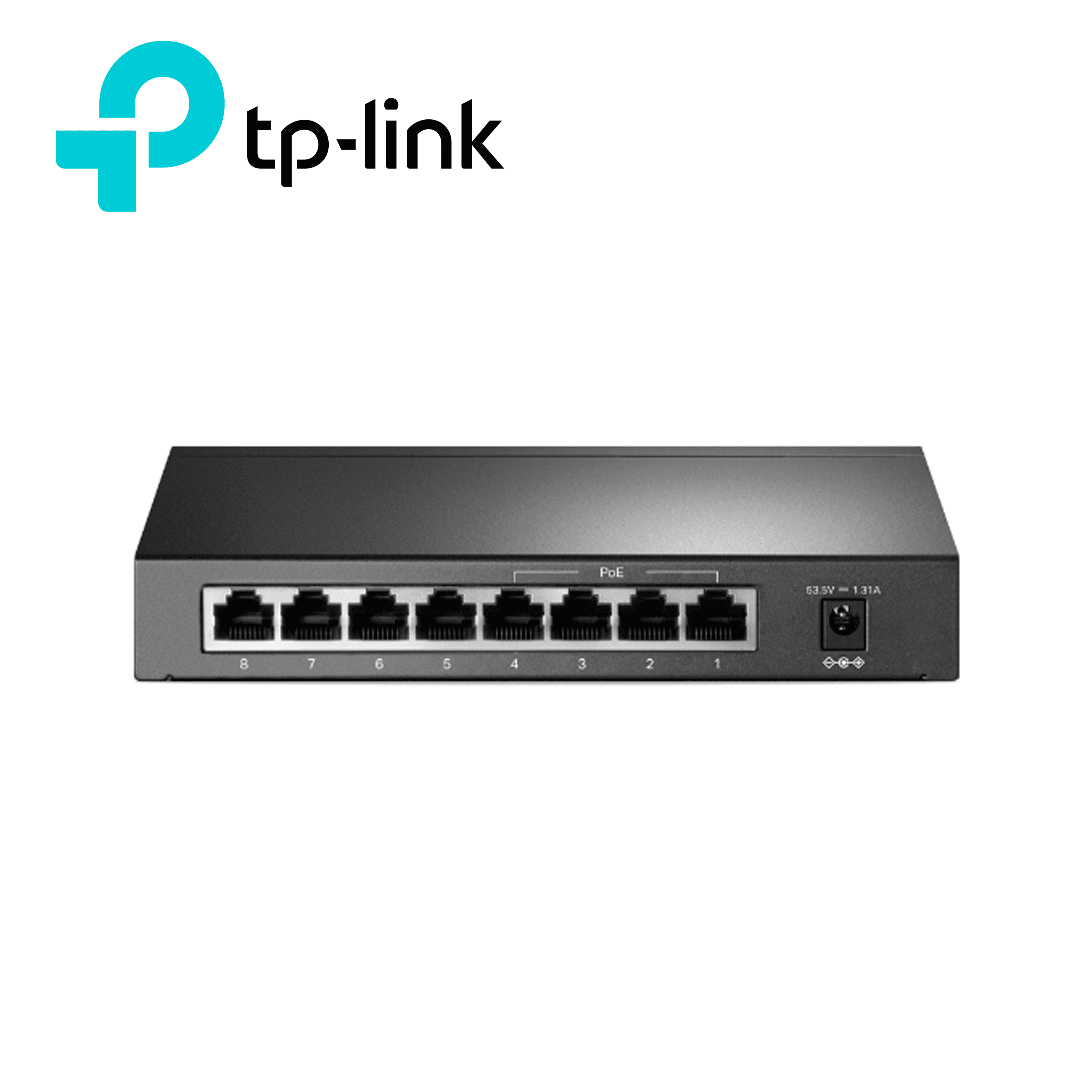 SWITCH NO ADMINISTRABLE TP-LINK TL-SF1008P/ 8 PUERTOS RJ45 10/100 MBPS/ 4 PUERTOS POE 802.3 AF/ SOPORTA POE MAXIMO 57 W PARA 4 PUERTOS/ CARCASA METALICA IDEAL PARA ESCRITORIO/ USO INTERIOR - Miniatura 5