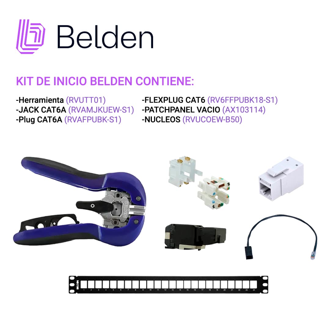 KIT DE INICIO BELDEN BEL-TOOLS ESSENTIALS TODO LO NECESARIO PARA COMENZAR CON LA SOLUCION REVCONNECT - Miniatura 3