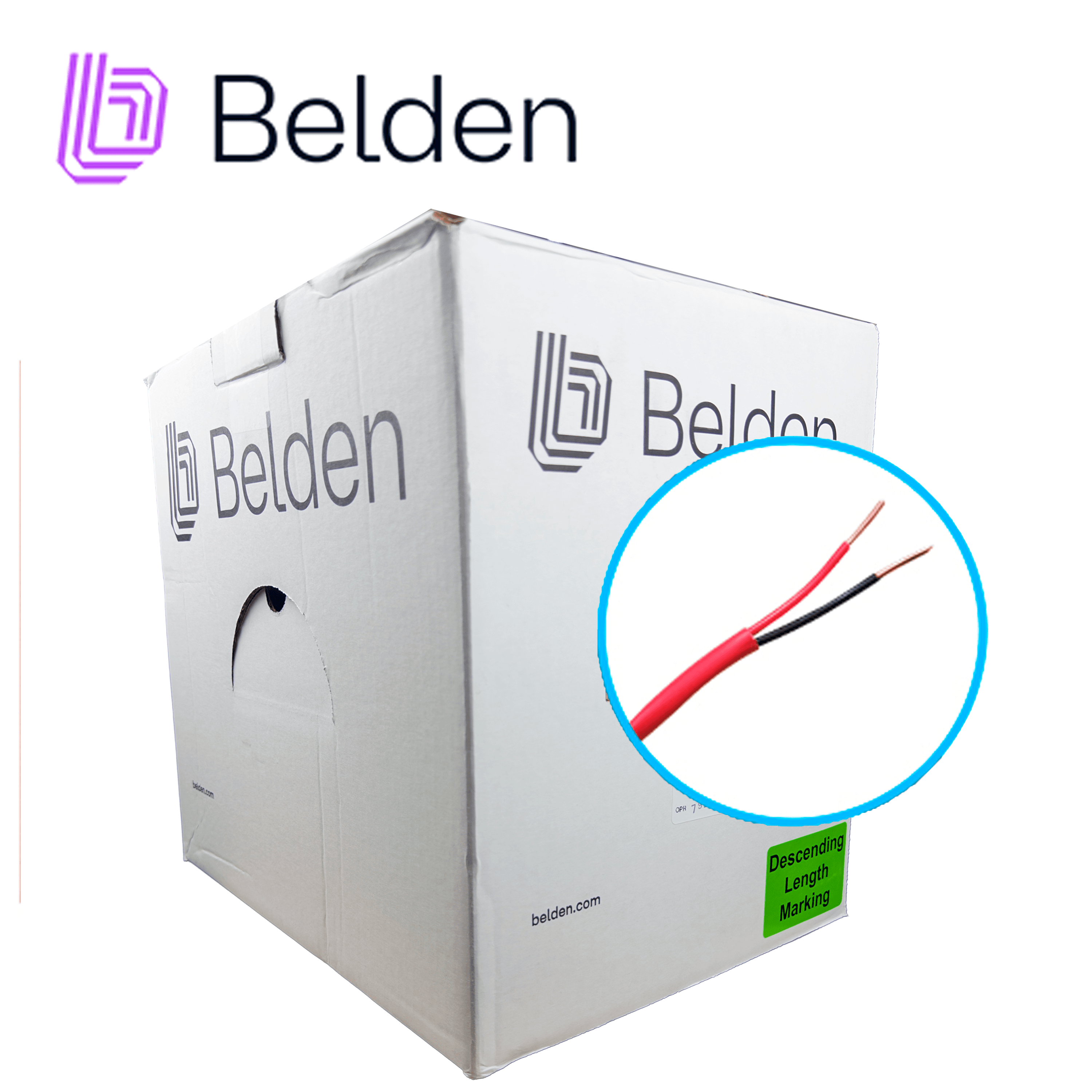 CABLE DE SEGURIDAD Y SONIDO BELDEN 5200UE 008U1000 / INTERIOR / GRIS / 2 CONDUCTORES / 16 AWG / MULTIFILAR / FORRO PVC / CMR / EN CAJA / 1,000 PIES 305 METROS - Miniatura 5