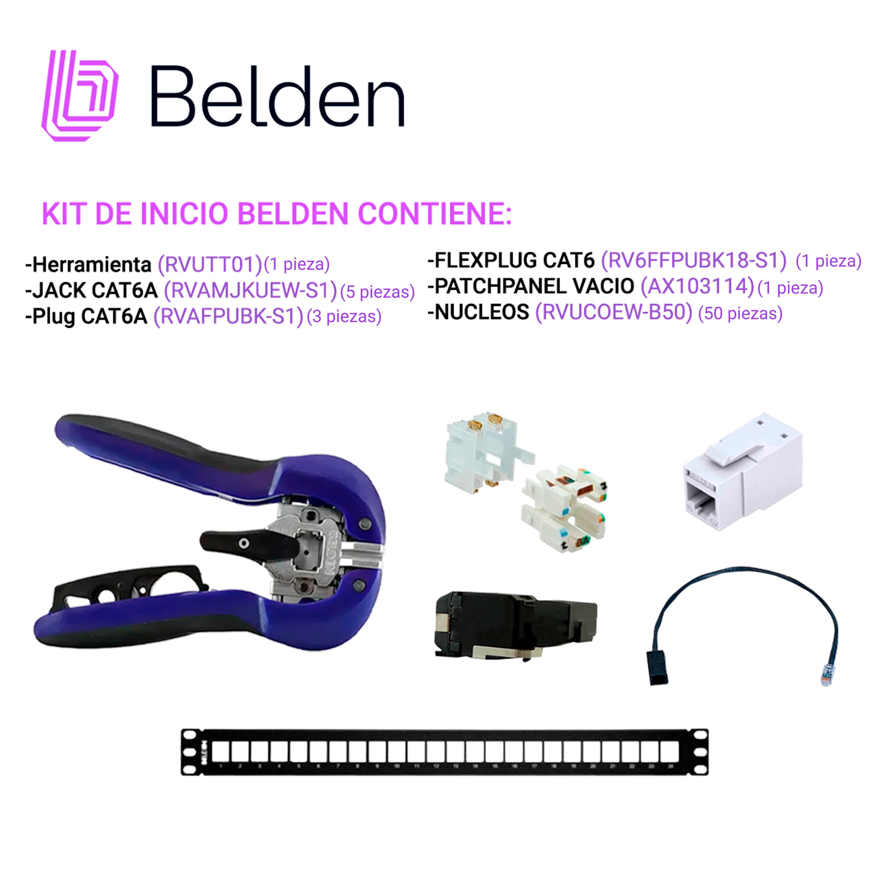 KIT DE INICIO BELDEN BEL-TOOLS ESSENTIALS TODO LO NECESARIO PARA COMENZAR CON LA SOLUCION REVCONNECT - Miniatura 4