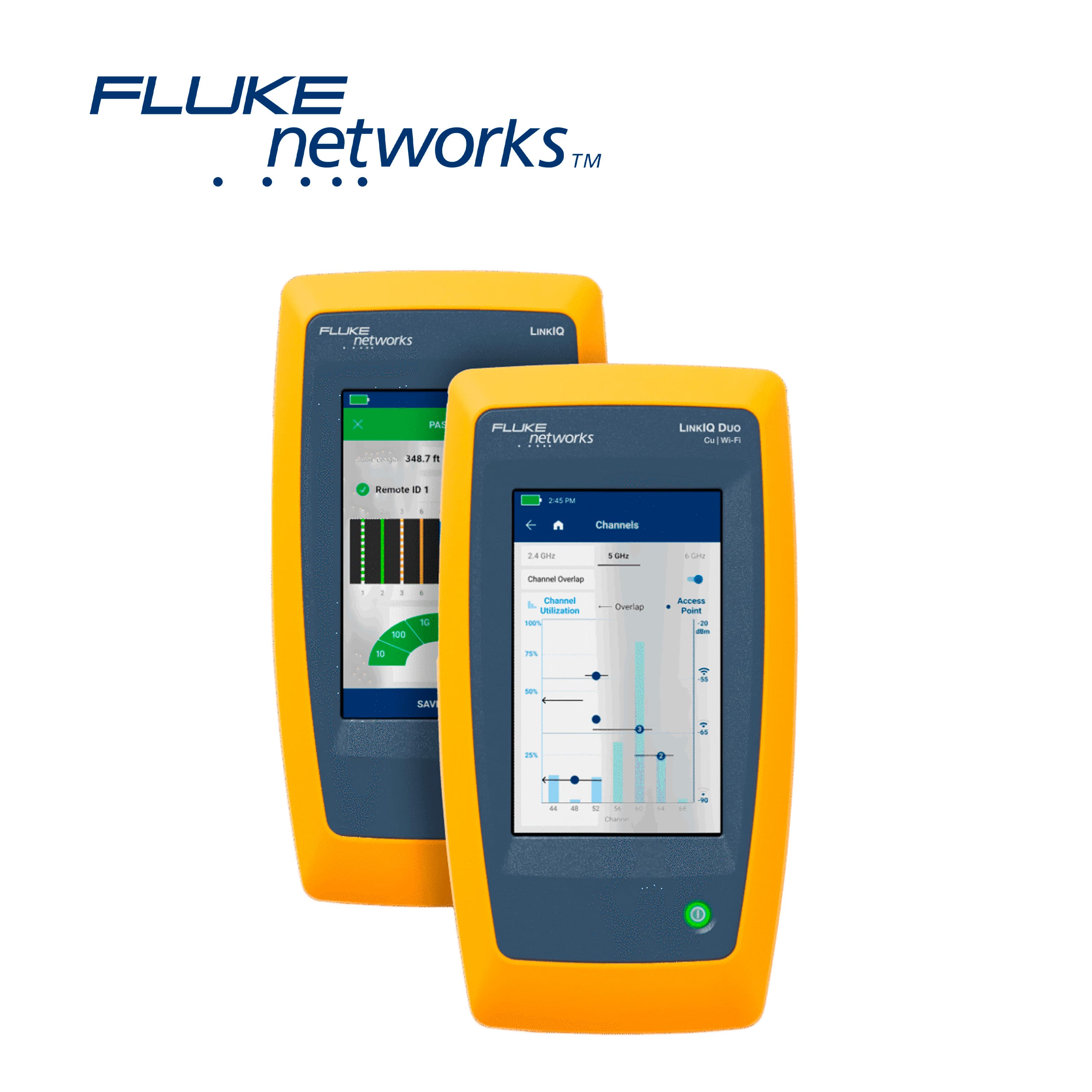 TESTER DE RED Y WIFI FLUKE NETWORKS LIQ-DUO-H6-MX CALIFICADOR DE CABLEADO Y RED WIFI HASTA 10GBPS / WIFI 6E/ PRUEBA DE SWITCH HASTA305 METROS / COMPROBACION DE POE / PANTALLA TACTIL DESCARGA REPORTES PDF - Miniatura 2