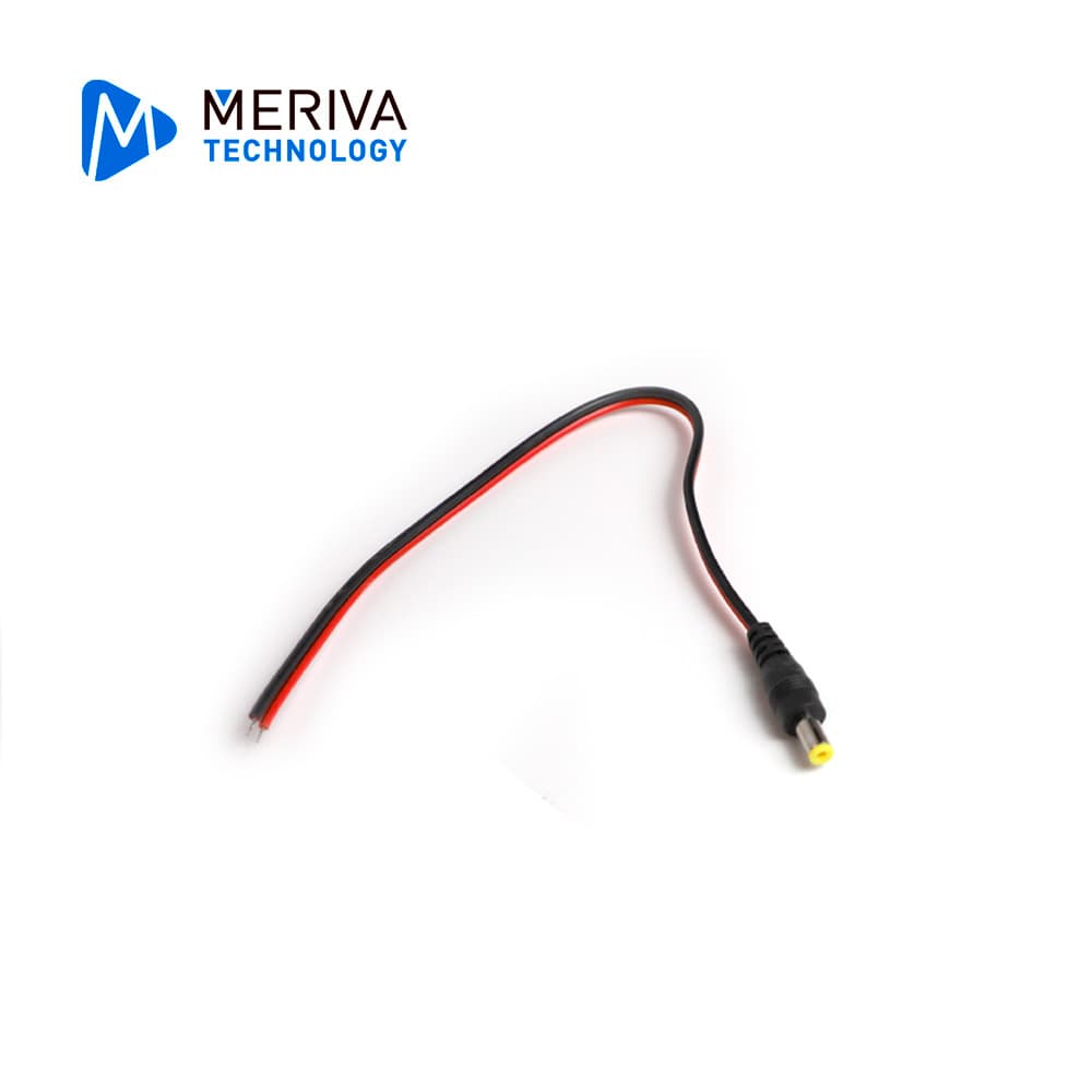 CONECTOR PIGTAIL EXTRA LARGO MACHO MERIVA TECHNOLOGY PIGTAIL C-MACHO / CONEXION DE CORRIENTE PARA CAMARAS ANALOGICAS HD / POLARIZADO / LARGO 21CM / CALIBRE 22AWG / IP50 - Miniatura 3