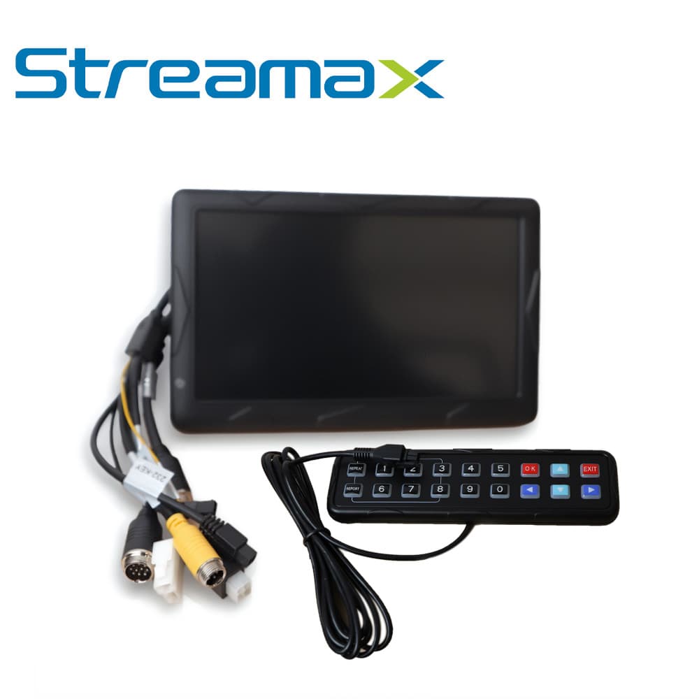 PANTALLA INTERACTIVA STREAMAX CP5 KIT / 10.1 PULGADAS / CONECTOR DIN 10 PINES / TOUCH / VISUALIZACION DE CAMARAS EN TIEMPO REAL / BOTONES DE CONTROL DE IMAGEN / COMPATIBLE CON MDVRS SERIE MX3NPRO Y A8PRO - Miniatura 4