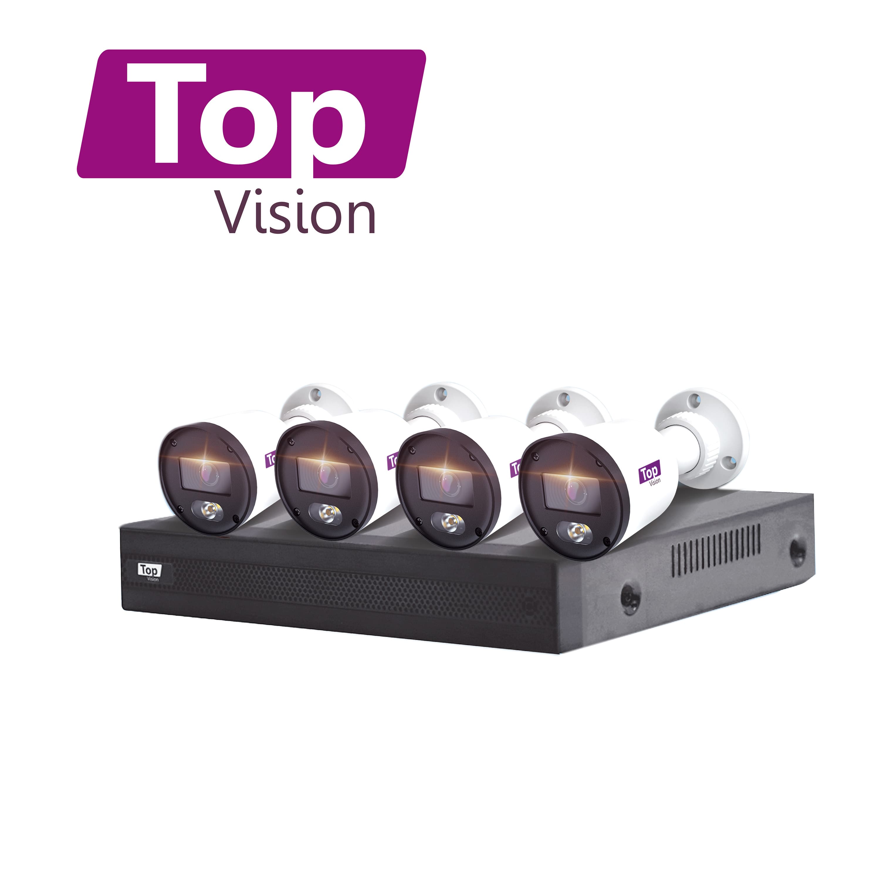 KIT 4X4 TOP24ADLKIT TOPVISION INCLUYE 1 DVR XVR-204AI 4CH 1080 LITE AUDIO POR COAXIAL O UTP / ANALITICA BASICA INTEGRADA SMD / CRUCE DE LINEA / INTRUSION / DETECCION DE OBJETIVO + 4 CAMARAS HD TOPVISION BULLET TBDL202A 2MP 2.8MM LUZ DUAL / MICROFONO  - Miniatura 7