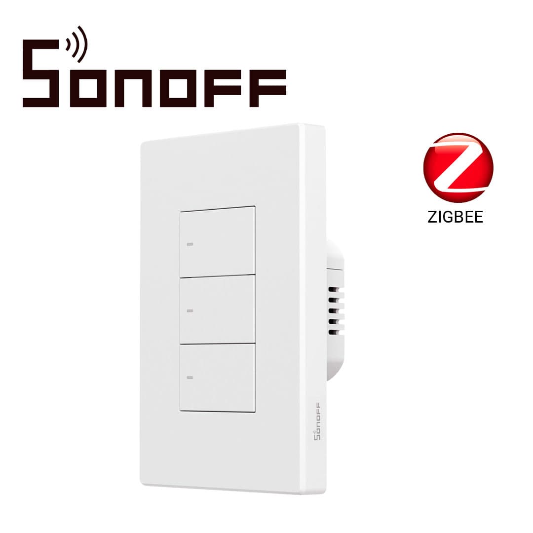 APAGADOR DE PARED TOUCH ZIGBEE  SONOFF ZBM5-3C-120W / ZIGBEE 3.0 / 3 CANALES/ SOLUCIONES DE SMART HOME/ CARGA MAXIMA TOTAL 10 AMP / COMPATIBLE CON HUB ZIGBEE - Miniatura 5