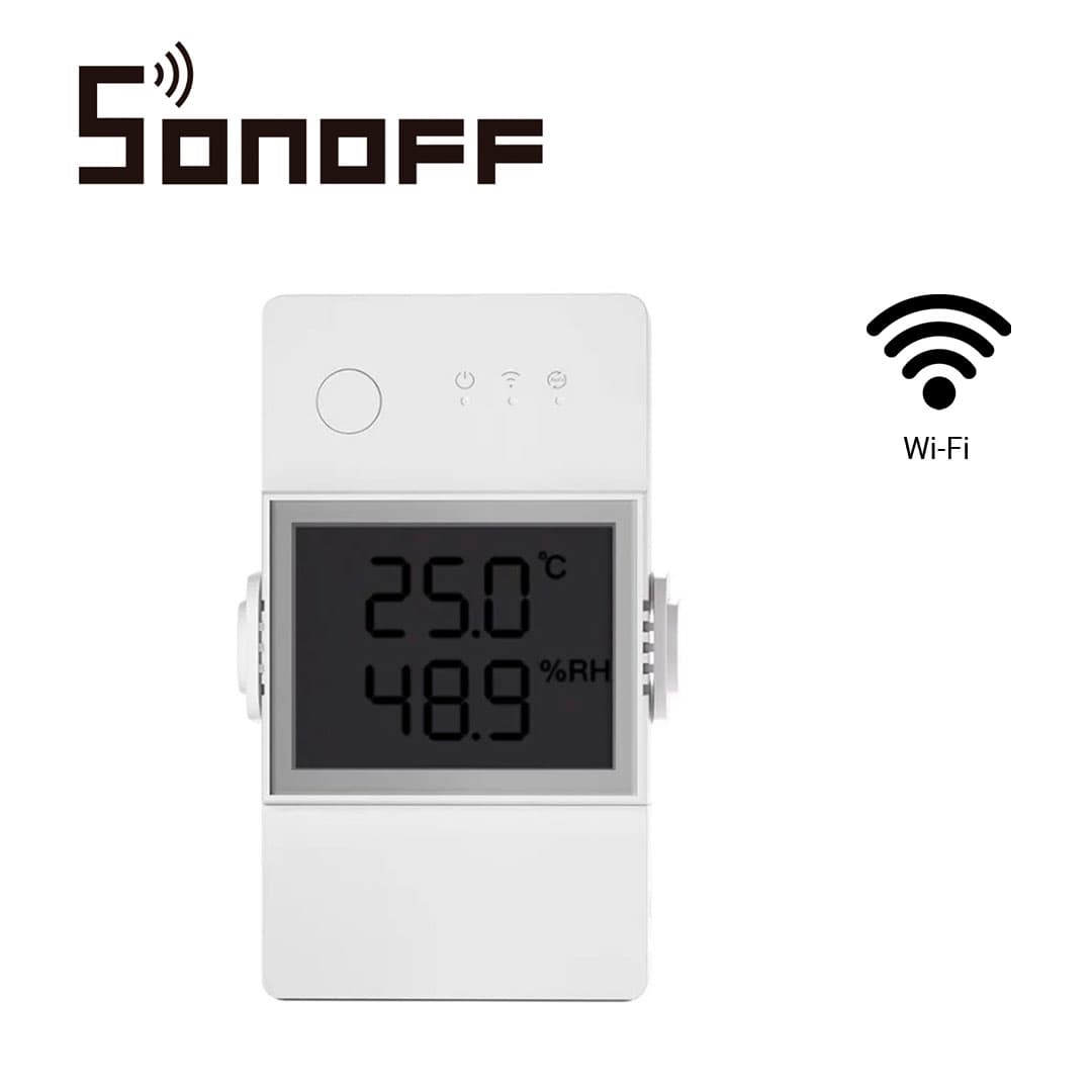 INTERRUPTOR INTELIGENTE CON MONITOREO DE TEMPERATURA Y HUMEDAD SONOFF THR320D CON DISPLAY CONEXION WIFI 2.4GHZ SOPORTA HASTA 20A COMPATIBLE CON ASISTENTES VIRTUALES - Miniatura 5