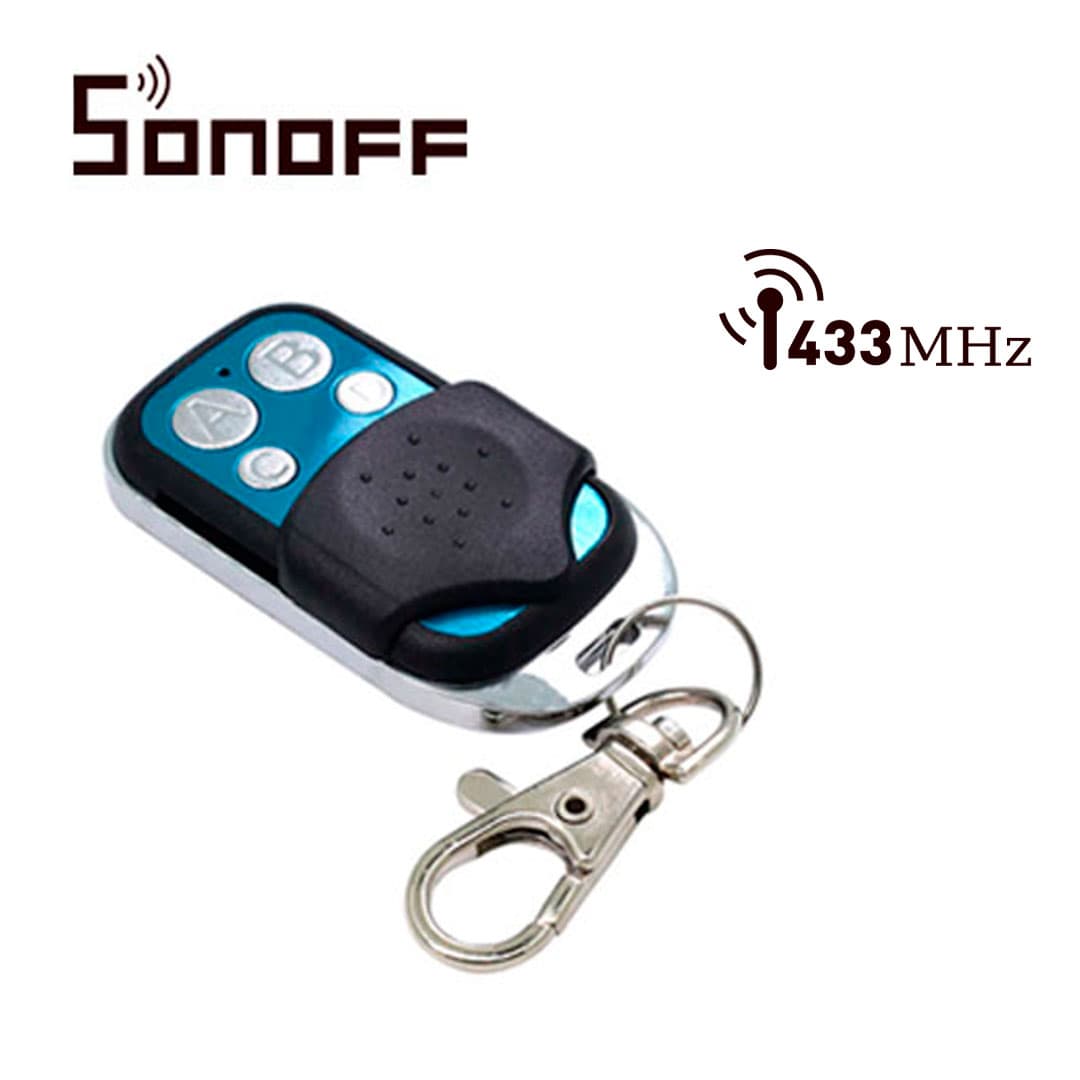 CONTROL REMOTO RF SONOFF REMOTE 433 4 BOTONES TAPA DESLIZABLE BATERIA 27A FRECUENCIA 433.92 MHZ CODIGO FIJO - Miniatura 6