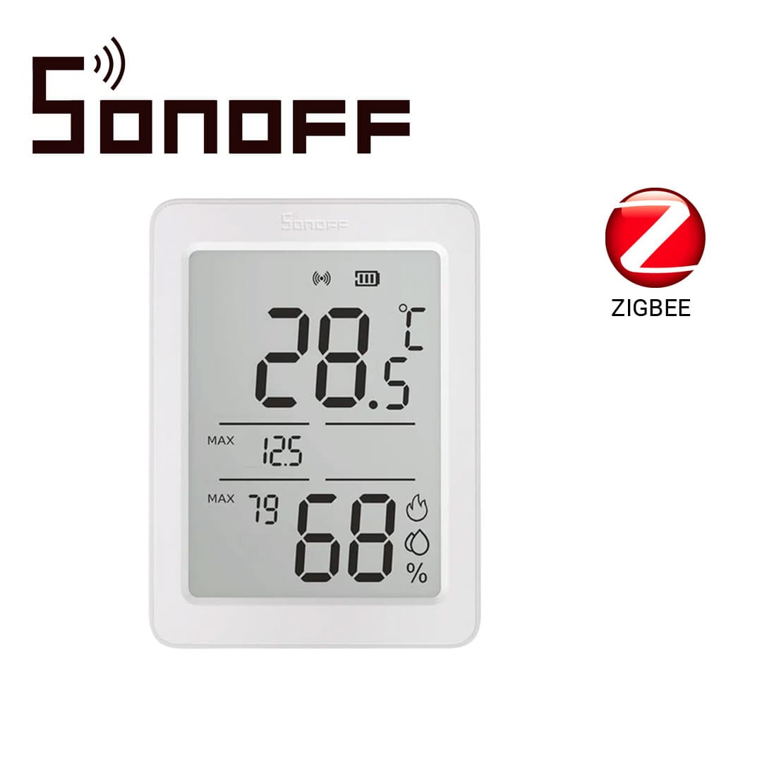 SENSOR DE TEMPERATURA Y HUMEDAD  SONOFF SNZB-02DR2 / ZIGBEE 3.0/ PANTALLA DE 3.6 PULGADAS - Miniatura 5