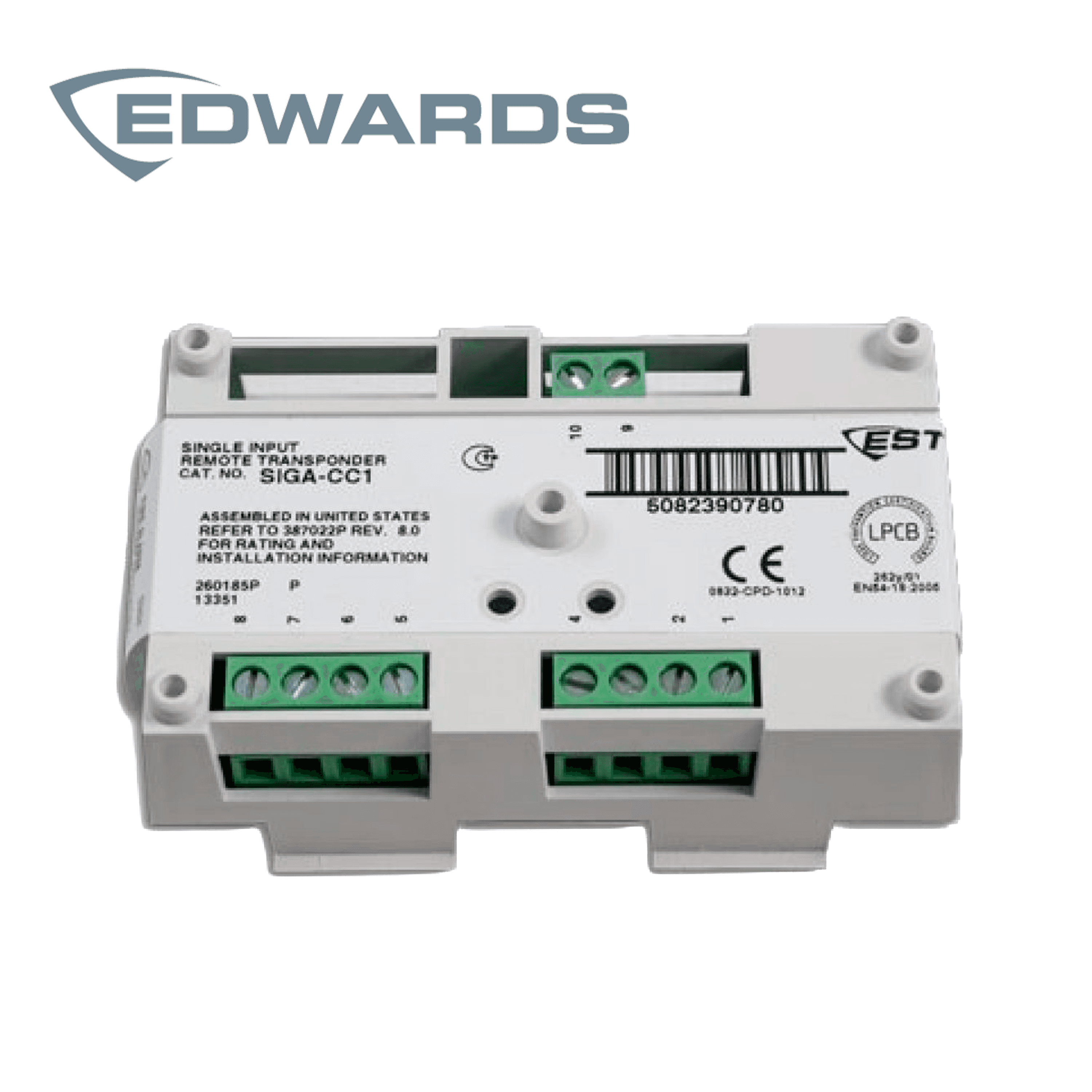 MODULO DE ENTRADA SIMPLE (RISER) EDWARDS SIGA CC1 / SUPERVISA LOS DISPOSITIVOS NAC - Miniatura 2