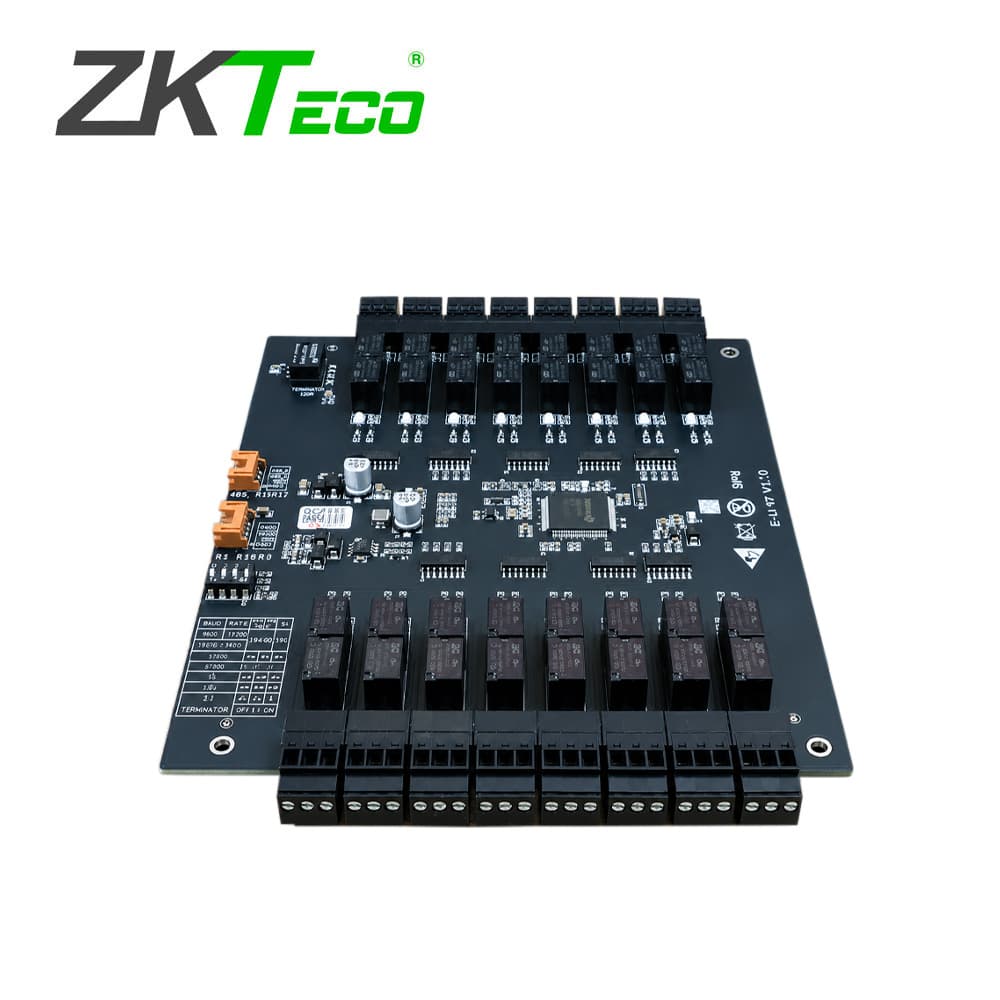 TARJETA EXPANSORA DE CONTROL DE ELEVADORES ZKTECO MODELO DEX16 CON CAPACIDAD DE 16 NIVELES COMUNICACION RS485 COMPATIBLE CON EC16 REQUIERE SOFTWARE ZKCV SECURITY PARA CONFIGURACION - Miniatura 3