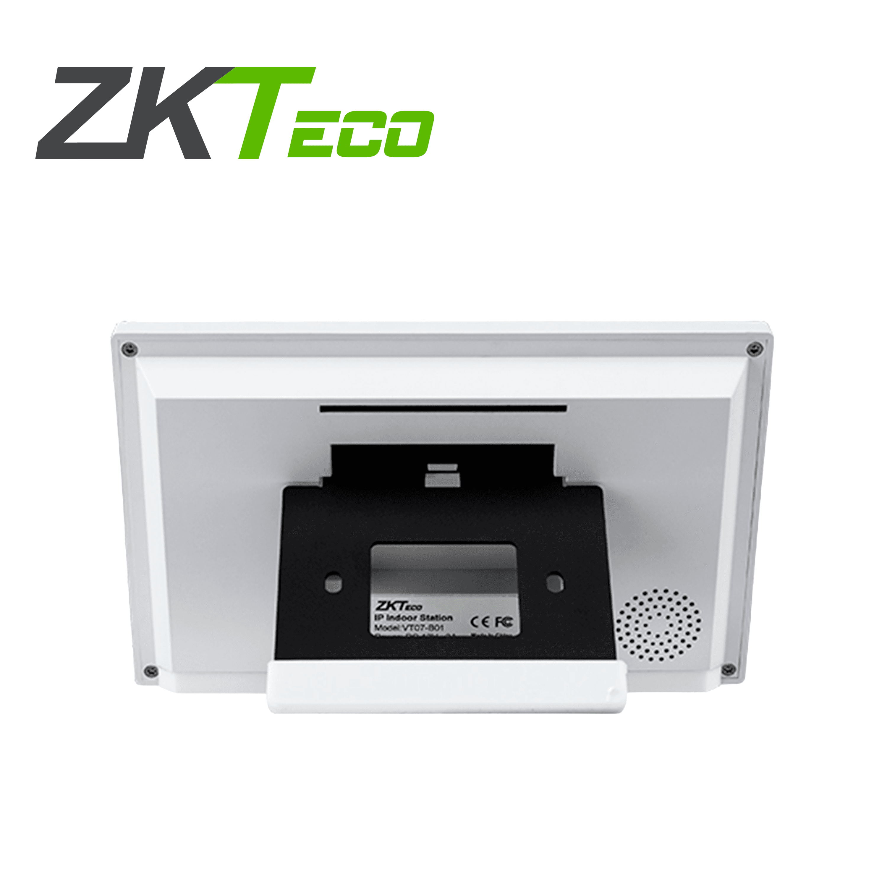 CC081ZKT02 MONITOR IP ZKTECO VT07-B01 / COMUNICA UNICAMENTE  CON SERIE SENSEFACE/ PANTALLA TACTIL DE 7 PULGADAS / COMUNICACION TCP/IP / ADMITE  CONEXION SIP CON EQUIPOS SENSEFACE  PARA FUNCION DE  VIDEOPORTERO/ SOPORTA  PROTOCOLO ONVIF - Miniatura 5