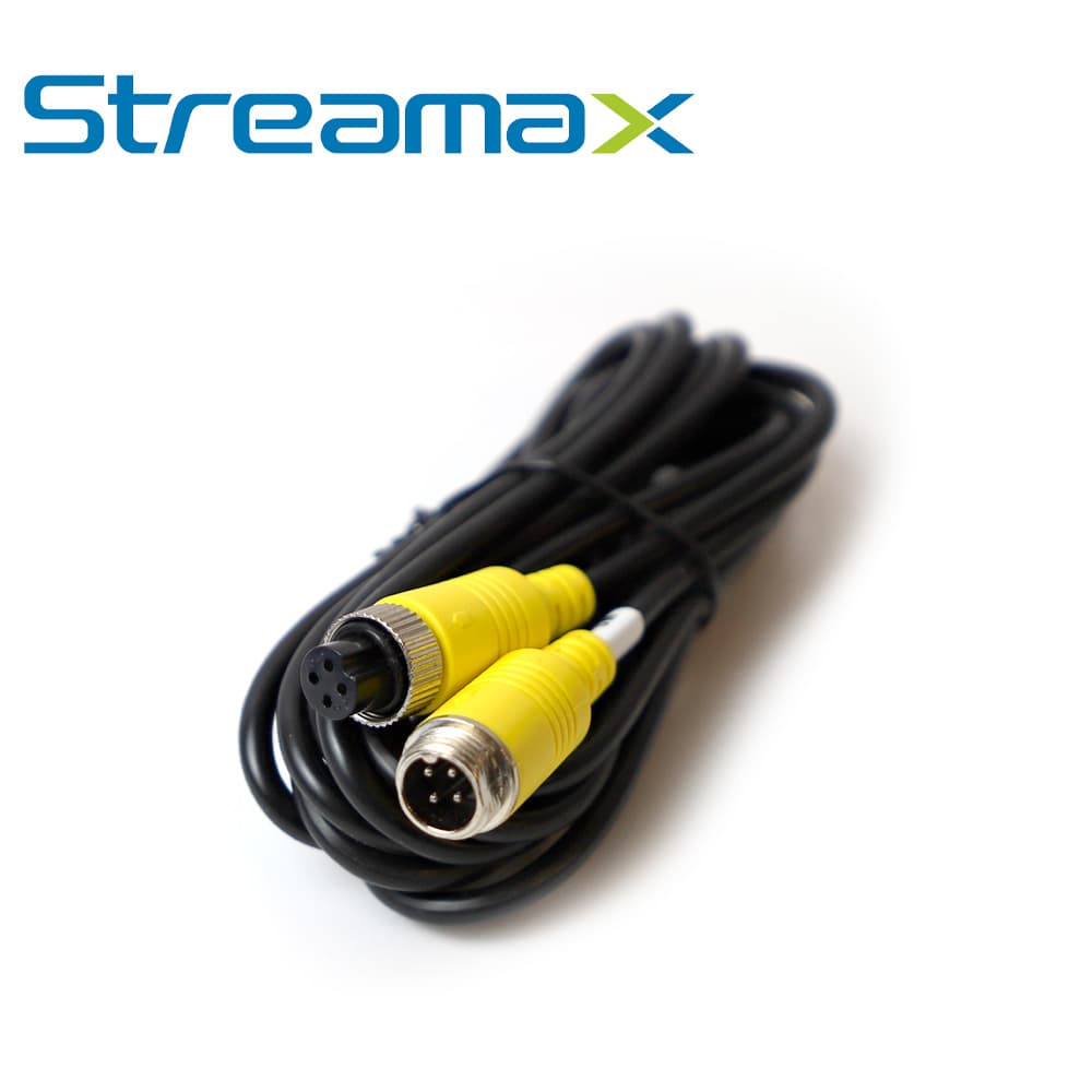 CABLE DIN DE AVIACION SERIE ECO MERIVA TECHNOLOGY MBCE30  / 4 PINES / 3 METROS / COMPATIBLE CON CAMARAS AHD - Miniatura 4