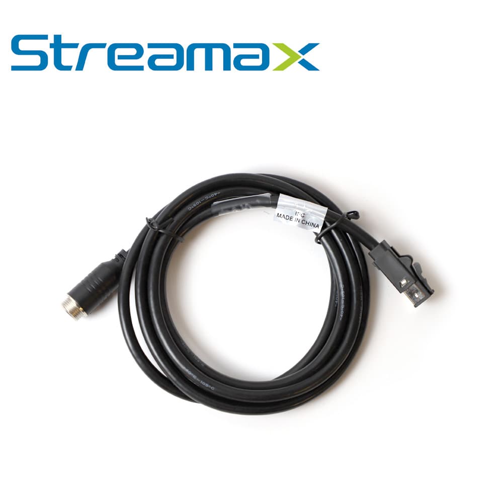CABLE CONVERTIDOR DIN DE AVIACION STREAMAX M6PIN DJ-TRANSFER / 6 PINES / 0.18 METROS / COMPATIBLE CON CAMARAS IP Y MDVR MA16MAX - Miniatura 3