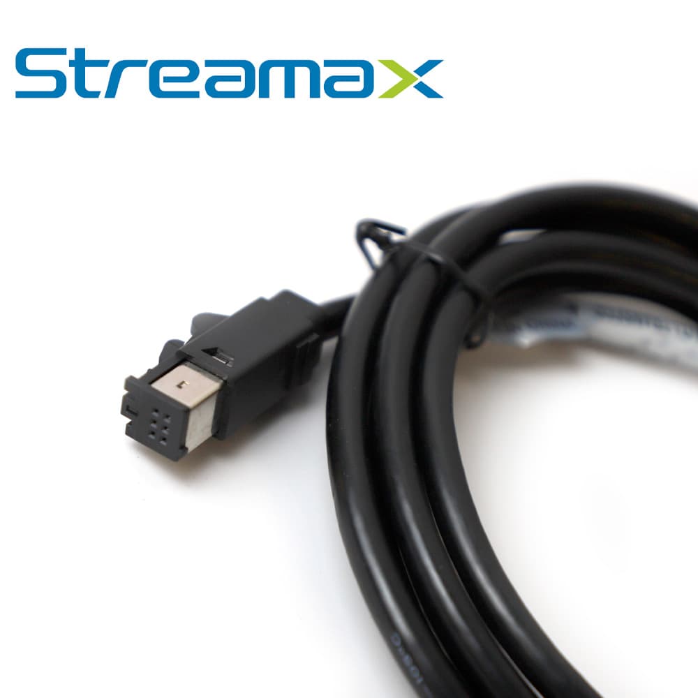 CABLE CONVERTIDOR DIN DE AVIACION STREAMAX M6PIN DJ-TRANSFER / 6 PINES / 0.18 METROS / COMPATIBLE CON CAMARAS IP Y MDVR MA16MAX - Miniatura 5