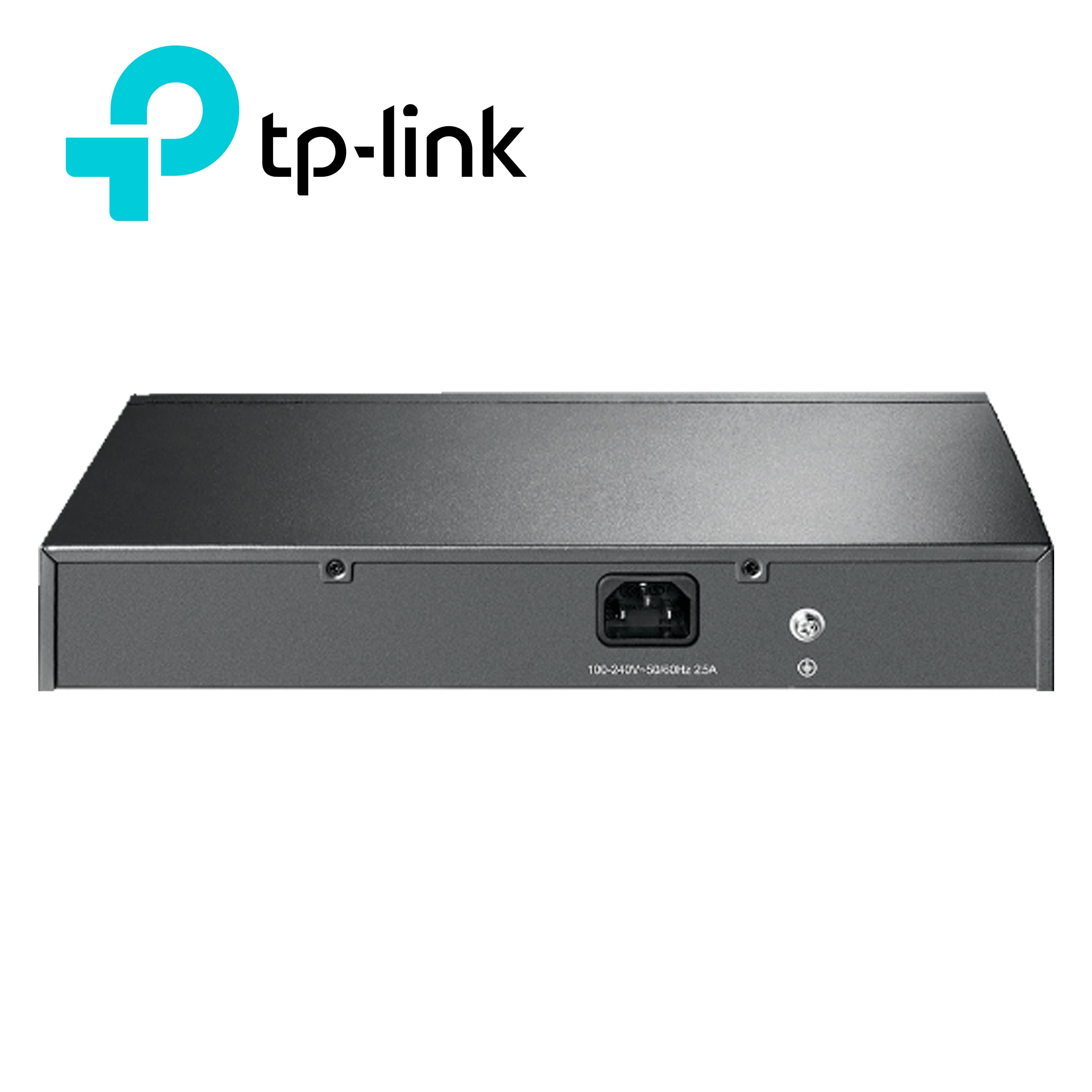 SWITCH NO ADMINISTRABLE TP-LINK TL-SG1008MP / 8 PUERTOS RJ45 GIGABIT POE+ / 802.3AF/AT / POTENCIA HASTA 30 W POR PUERTO / METALICO / INSTALACION EN ESCRITORIO O RACK / RECOMENDADO PARA VIDEOVIGILANCIA-PUNTOS DE ACCESO-TELEFONOS IP - Miniatura 3