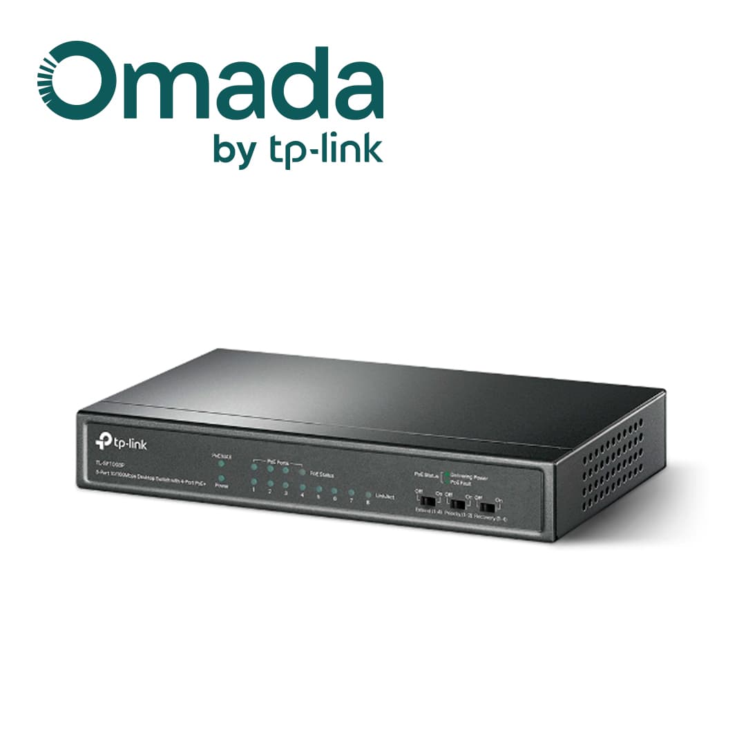 SWITCH NO ADMINISTRABLE TP-LINK TL-SF1008P/ 8 PUERTOS RJ45 10/100 MBPS/ 4 PUERTOS POE 802.3 AF/ SOPORTA POE MAXIMO 57 W PARA 4 PUERTOS/ CARCASA METALICA IDEAL PARA ESCRITORIO/ USO INTERIOR - Miniatura 7