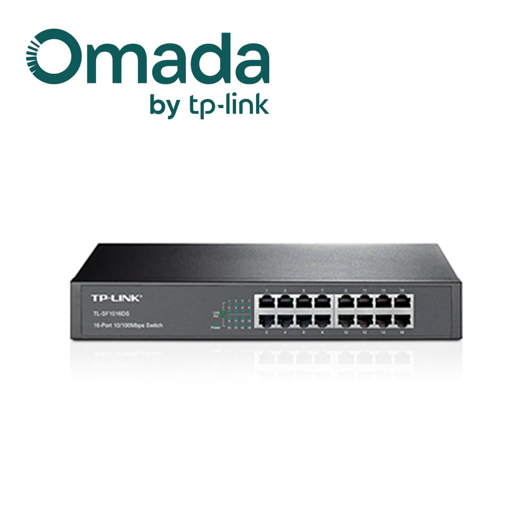 SWITCH NO ADMINISTRABLE TP-LINK TL-SF1016DS/ CUENTA CON 16 PUERTOS RJ45 10/100 MBPS/ MONTAJE EN RACK/ TECNOLOGIA GREEN ETHERNET DE EFICIENCIA ENERGETICA/ USO INTERIOR - Miniatura 4