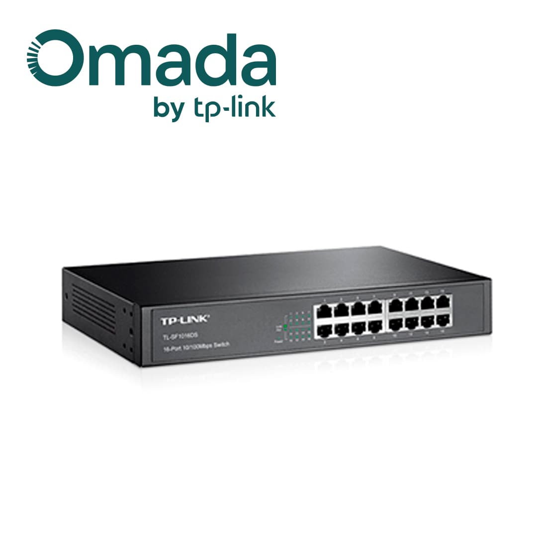 SWITCH NO ADMINISTRABLE TP-LINK TL-SF1016DS/ CUENTA CON 16 PUERTOS RJ45 10/100 MBPS/ MONTAJE EN RACK/ TECNOLOGIA GREEN ETHERNET DE EFICIENCIA ENERGETICA/ USO INTERIOR - Miniatura 5