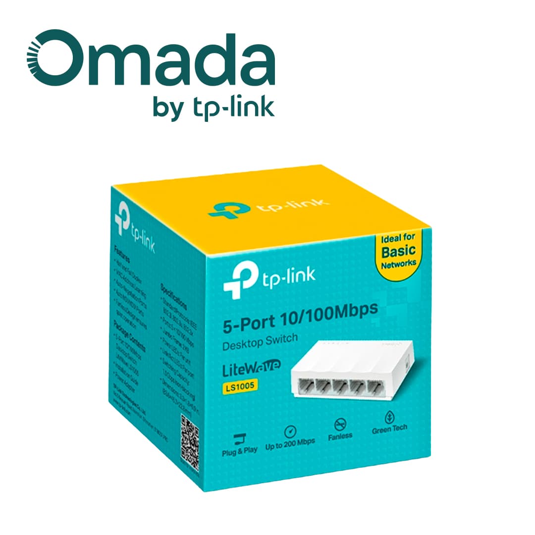 SWITCH DE ESCRITORIO TP-LINK LS1005 DE 5 PUERTOS A 10/100 MBPS - Miniatura 7