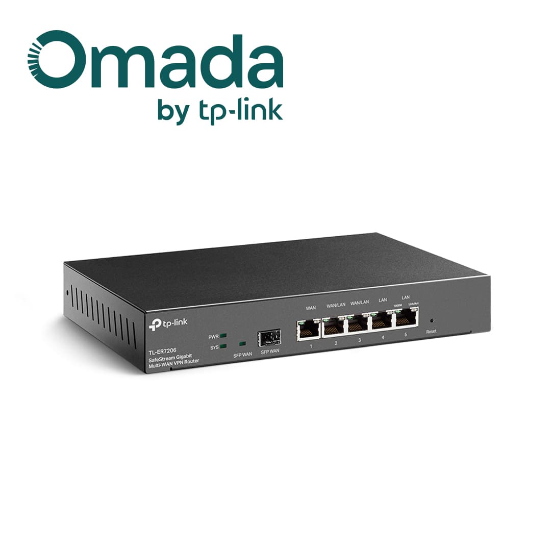 ROUTER VPN TP-LINK TL-ER7206 INTEGRADO EN OMADA SDN, ADMINISTRACION CENTRALIZADA, 1 PUERTO WAN FIBRA OPTICA SFP GIGABIT,  1 PUERTO WAN GIGABIT FIJO, 2 PUERTOS LAN GIGABIT RJ45 FIJO, 2 PUERTOS GIGABIT WAN/LAN INTERCAMBIABLES BALANCEO DE CARGA - Miniatura 6