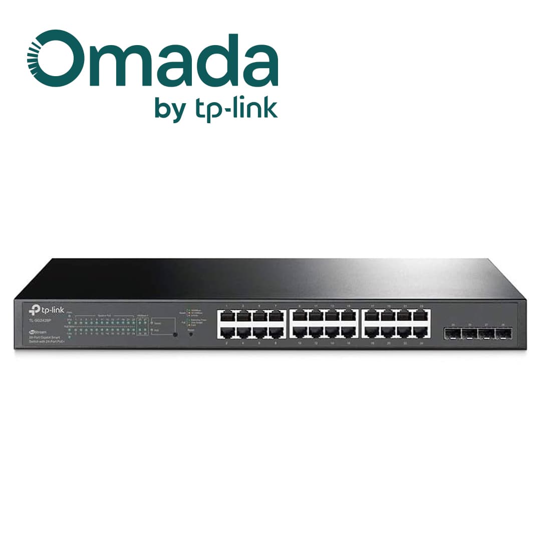 SWITCH POE JETSTREAM SDN ADMINISTRABLE TP-LINK SG2428P ADMINISTRABLE / 24 PUERTOS POE AT/AF 250W 10/100/1000 MBPS+4 PUERTOS DE FIBRA OPTICA / ADMINISTRACION CENTRALIZADA ACCESO A NUBE Y APLICACION OMADA - Miniatura 4
