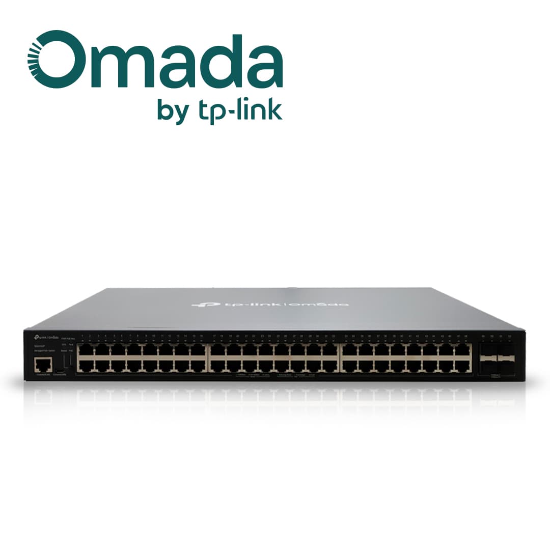 SWITCH ADMINISTRABLE TP-LINK SG3452P / 48 PUERTOS RJ45 POE AF/AT 10/100/1000 MBPS + 4 PUERTOS GIGA SFP / POTENCIA POE TOTAL 384 W / CARCASA METALICA IDEAL PARA RACK / USO INTERIOR / ADMINISTRACION CENTRALIZADA OMADA - Miniatura 6