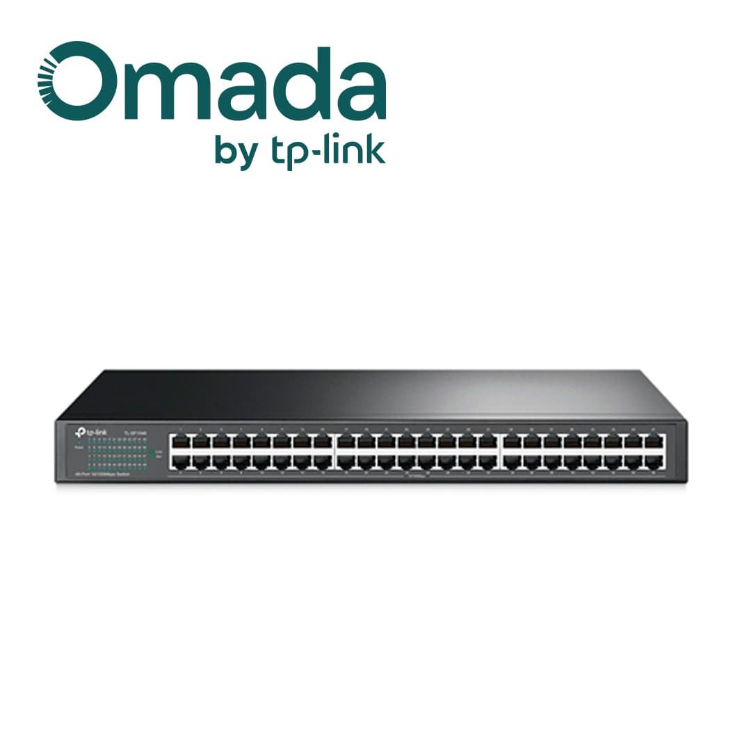 SWITCH NO ADMINISTRABLE TP-LINK TL-SF1048 / CUENTA CON 48 PUERTOS RJ45 10/100 MBPS / MONTAJE EN RACK / TECNOLOGIA GREEN ETHERNET DE EFICIENCIA ENERGETICA / USO INTERIOR / PLUG AND PLAY - Miniatura 5