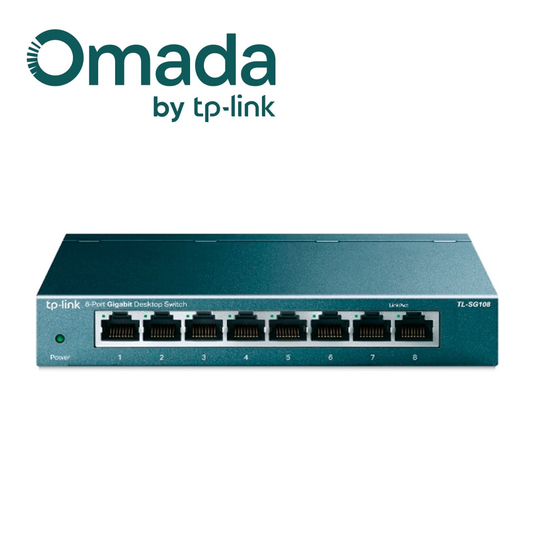 SWITCH NO ADMINISTRABLE TP-LINK TL-SG108/ 8 PUERTOS RJ45 10/100/1000 MBPS/ TECNOLOGIA GREEN ETHERNET AHORRA CONSUMO DE ENERGIA/ CARCASA DE ACERO/ USO ESCRITORIO O MONTAJE EN PARED/ PLUG AND PLAY/ NO SE NECESITA CONFIGURACION/ USO INTERIOR - Miniatura 6