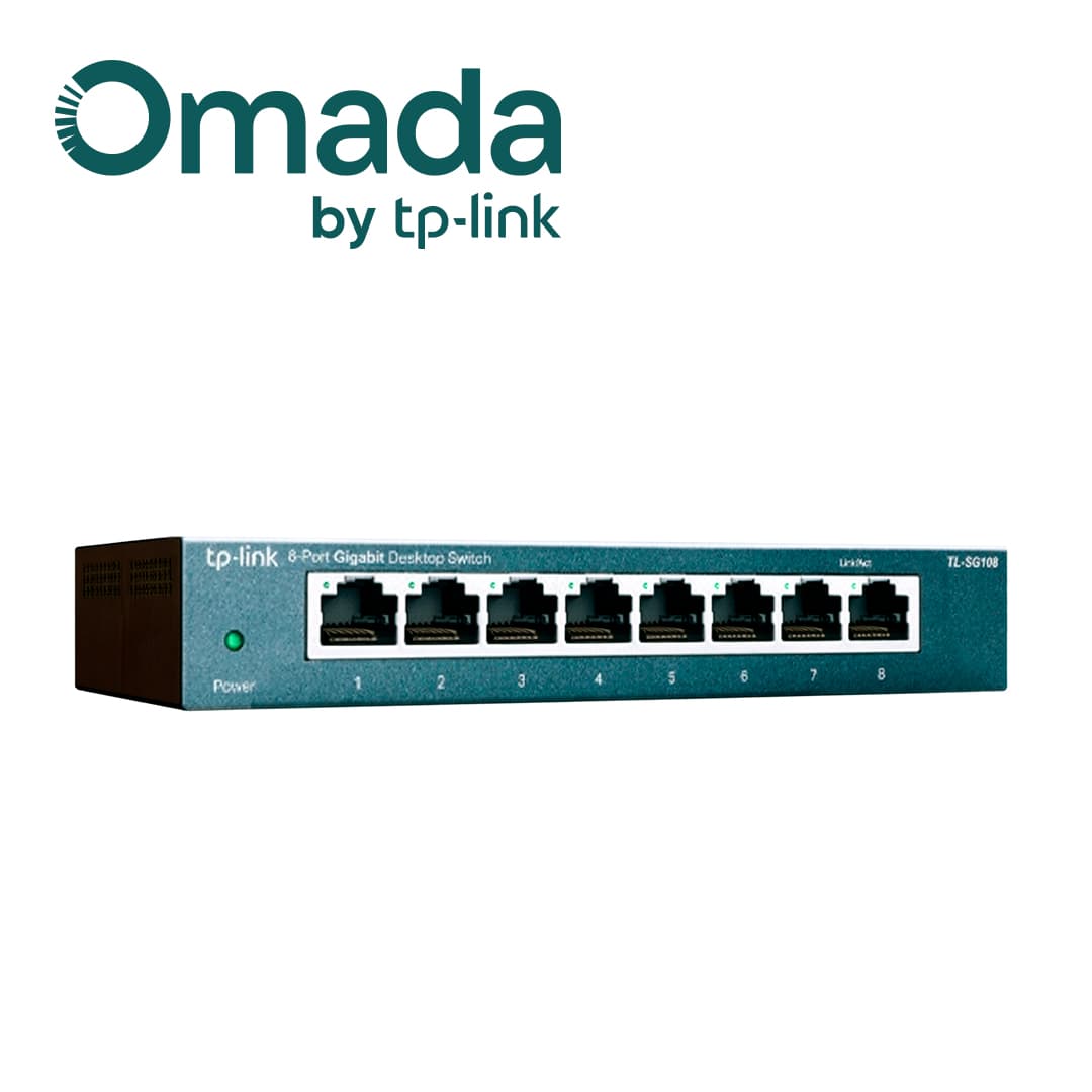 SWITCH NO ADMINISTRABLE TP-LINK TL-SG108/ 8 PUERTOS RJ45 10/100/1000 MBPS/ TECNOLOGIA GREEN ETHERNET AHORRA CONSUMO DE ENERGIA/ CARCASA DE ACERO/ USO ESCRITORIO O MONTAJE EN PARED/ PLUG AND PLAY/ NO SE NECESITA CONFIGURACION/ USO INTERIOR - Miniatura 7