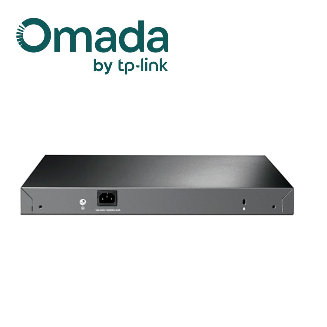 SWITCH ADMINISTRABLE TP-LINK SG3428XMP / 24 PUERTOS POE AF/AT 10/100/1000 MBPS + 4 PUERTOS 10 GIGA SFP+ / POTENCIA POE TOTAL 384W / ADMINISTRACION CENTRALIZADA CON OMADA / CARCASA METALICA IDEAL PARA RACK / USO INTERIOR - Miniatura 5