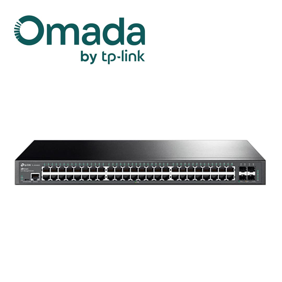 SWITCH ADMINISTRABLE TP-LINK SG3452X / 48 PUERTOS RJ45 10/100/1000 MBPS + 4 PUERTOS 10 GIGA SFP+ / ADMINISTRACION CENTRALIZADA CON OMADA / CARCASA METALICA IDEAL PARA RACK / USO INTERIOR - Miniatura 5