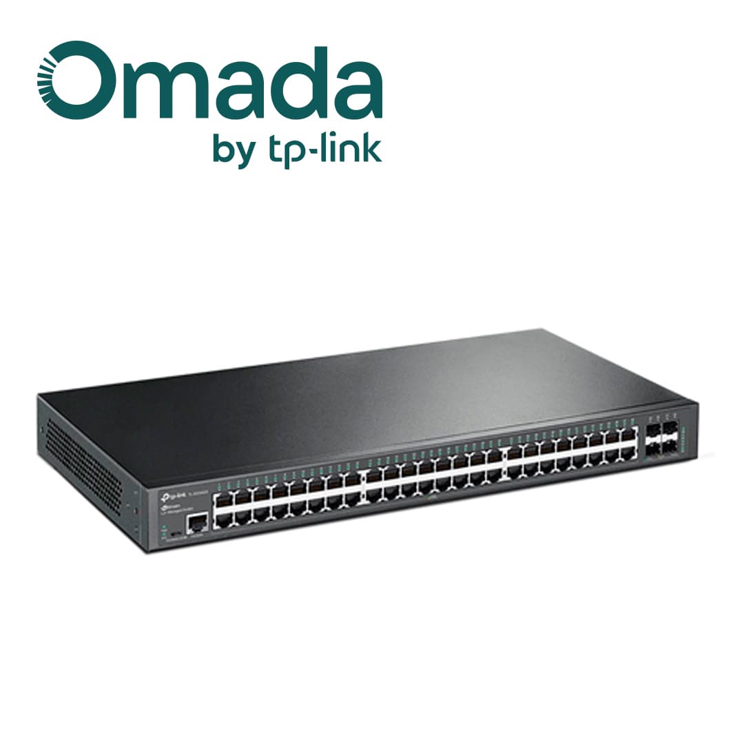 SWITCH ADMINISTRABLE TP-LINK SG3452X / 48 PUERTOS RJ45 10/100/1000 MBPS + 4 PUERTOS 10 GIGA SFP+ / ADMINISTRACION CENTRALIZADA CON OMADA / CARCASA METALICA IDEAL PARA RACK / USO INTERIOR - Miniatura 6