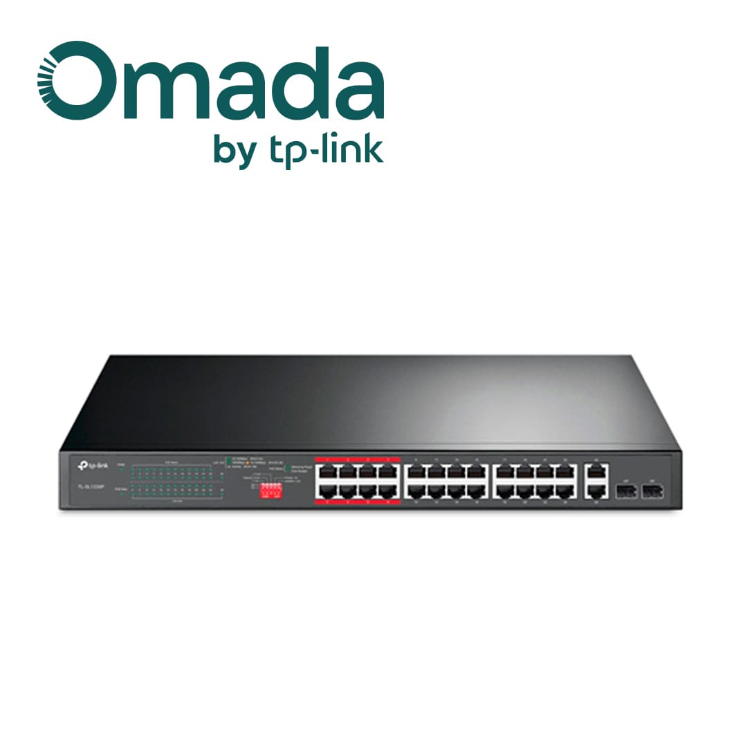 SWITCH NO ADMINISTRABLE TP-LINK TL-SL1226P / 24 PUERTOS RJ45 POE AF/AT 10/100 MBPS + 2 PUERTOS GIGA COMBO RJ45/SFP / POTENCIA POE TOTAL 250 W / CARCASA METALICA IDEAL PARA RACK / USO INTERIOR / DISTANCIA DE TRANSMISION 250 METROS - Miniatura 3