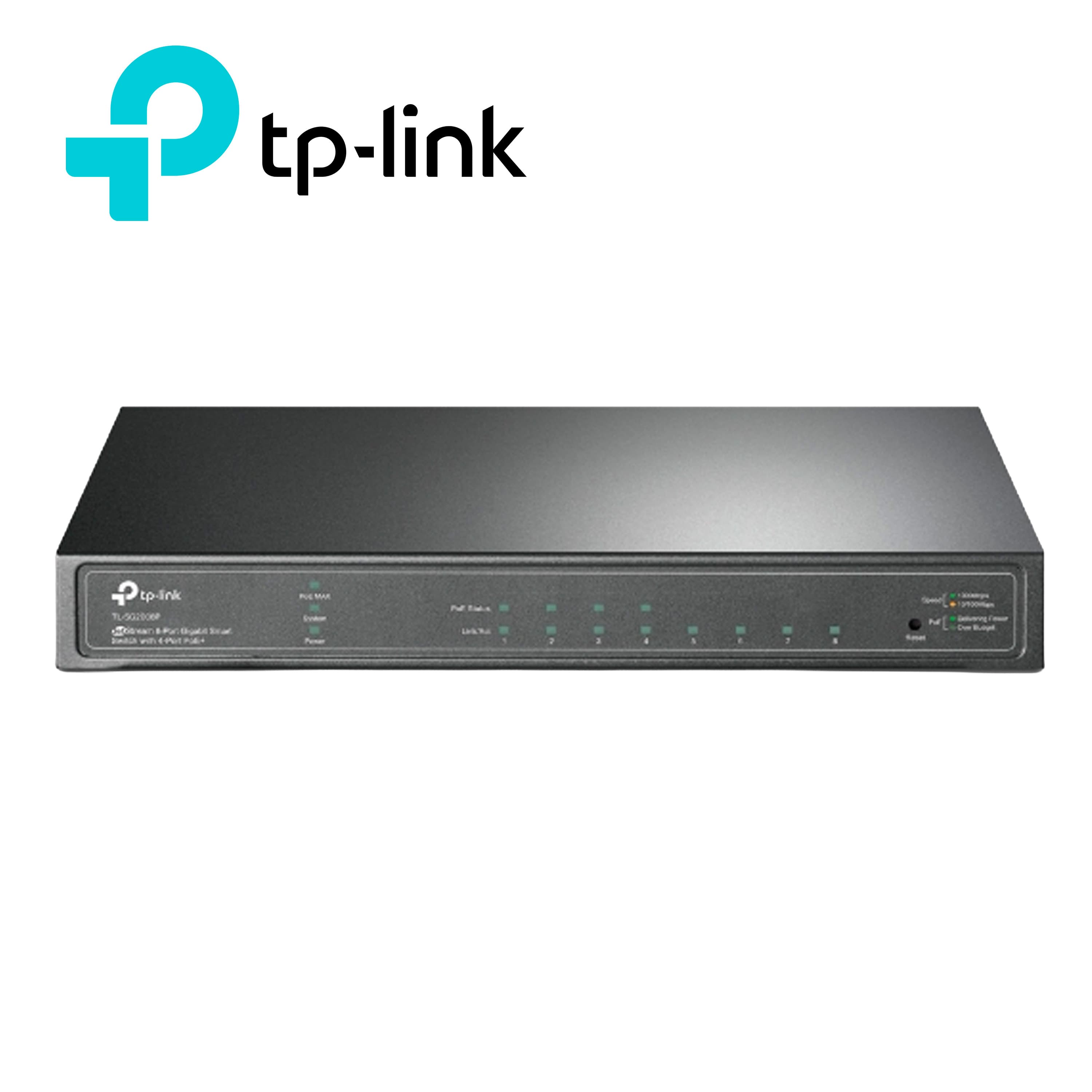SWITCH ADMINISTRABLE TP-LINK OMADA SG2008P / 8 PUERTOS RJ45 GIGABIT / 4 POE+ 802.3AF/AT / POTENCIA 30 W POR PUERTO / POE TOTAL 62 W / ADMINISTRACION CENTRALIZADA OMADA SDN / STANDALONE / LINK AGGREGATION / PORT MIRRORING / METALICO /  MONTAJE EN ESCR - Miniatura 2