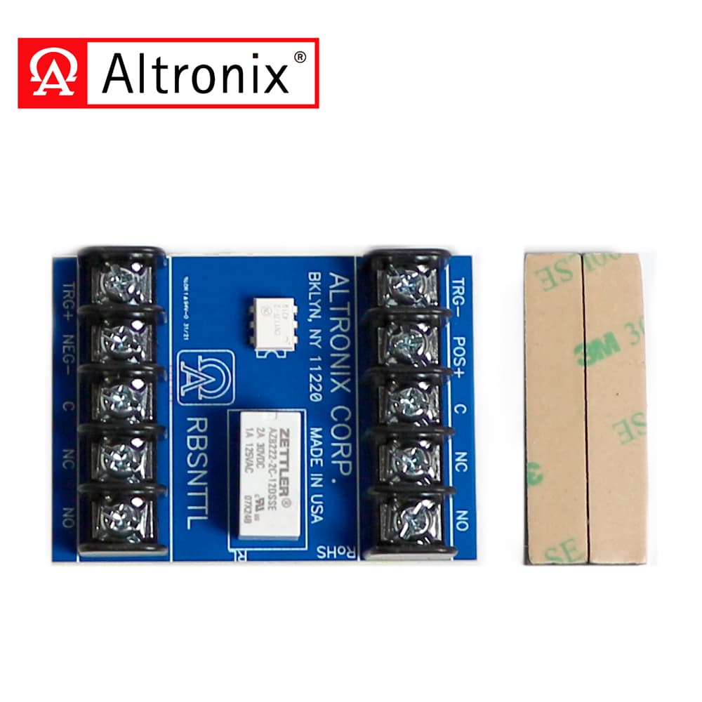 MODULO RELEVADOR ULTRASENSITIVO ALTRONIX RBSNTTL COMPATIBLES CON PANELES RESIDEO L5210LA Y L7000 - Miniatura 5