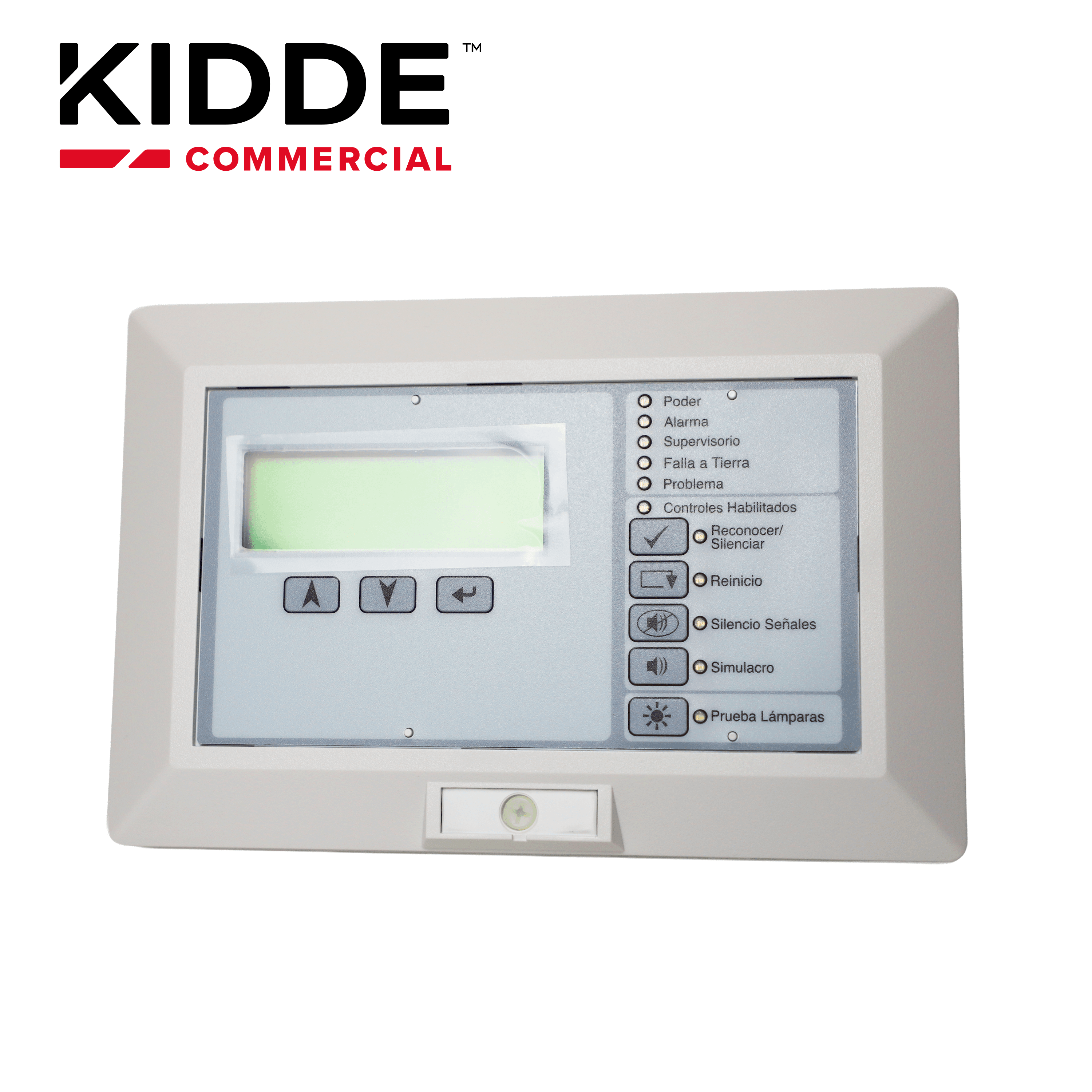 ANUNCIADOR REMOTO KIDDE K-RLCD-C-SP-2 / BLANCO / COMPATIBLE CON LA SERIES VS Y EVOLVE / CONTROLES COMUNES - Miniatura 3