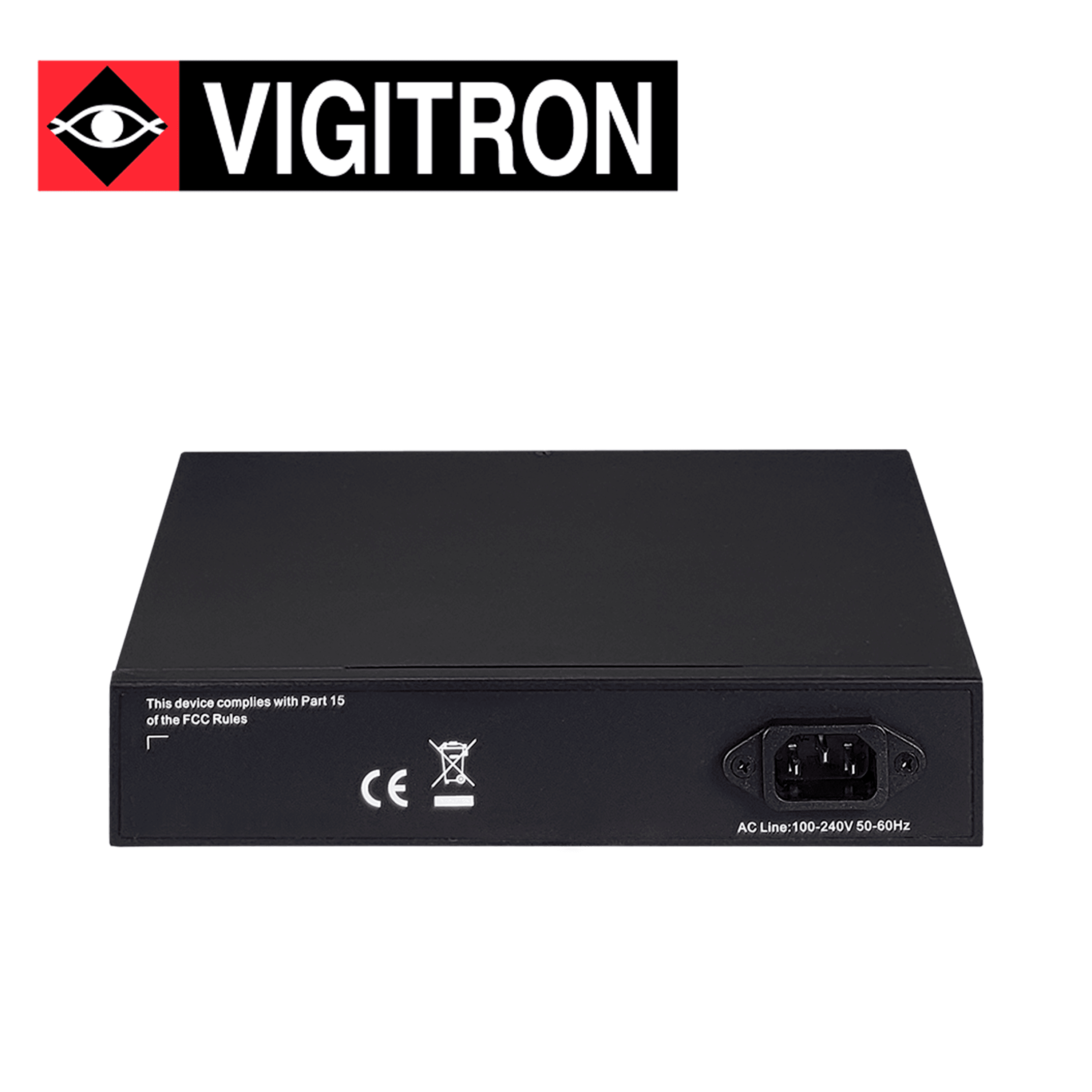 SWITCH POE ADMINISTRABLE L3  VIGITRON VI30110 / 8 PUERTOS RJ45 10M/100M/1000M / 2 PUERTOS SFP  / POE 802.3AF/AT 36W - Miniatura 2