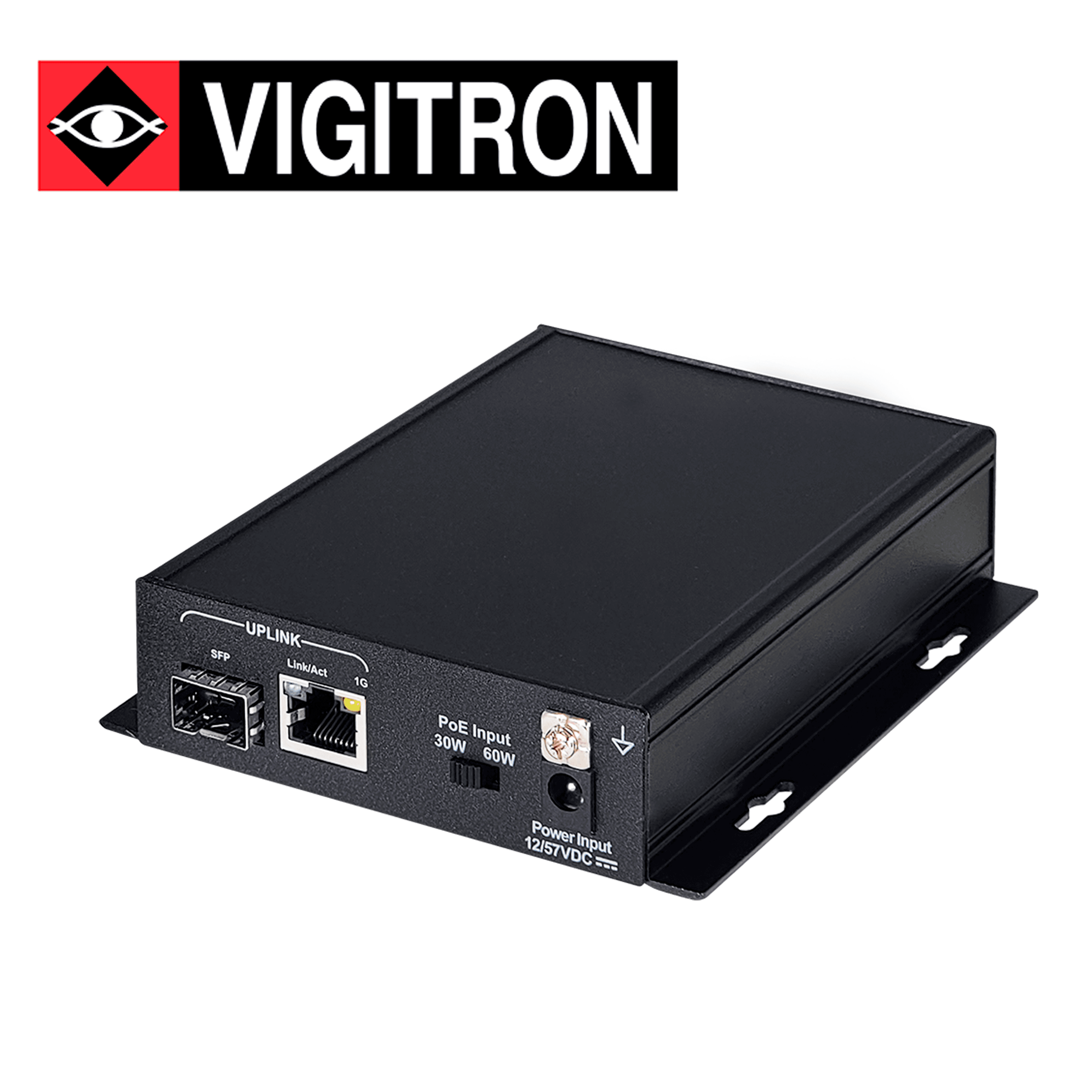 SWITCH POE NO ADMINISTRABLE VIGITRON VI30005 L2 / 5 PUERTOS  10M/100M/1000M  / 4 PUERTOS POE HASTA 36W / ALIMENTACION POE / PUERTO SFP HASTA 80KM / 72W - Miniatura 2