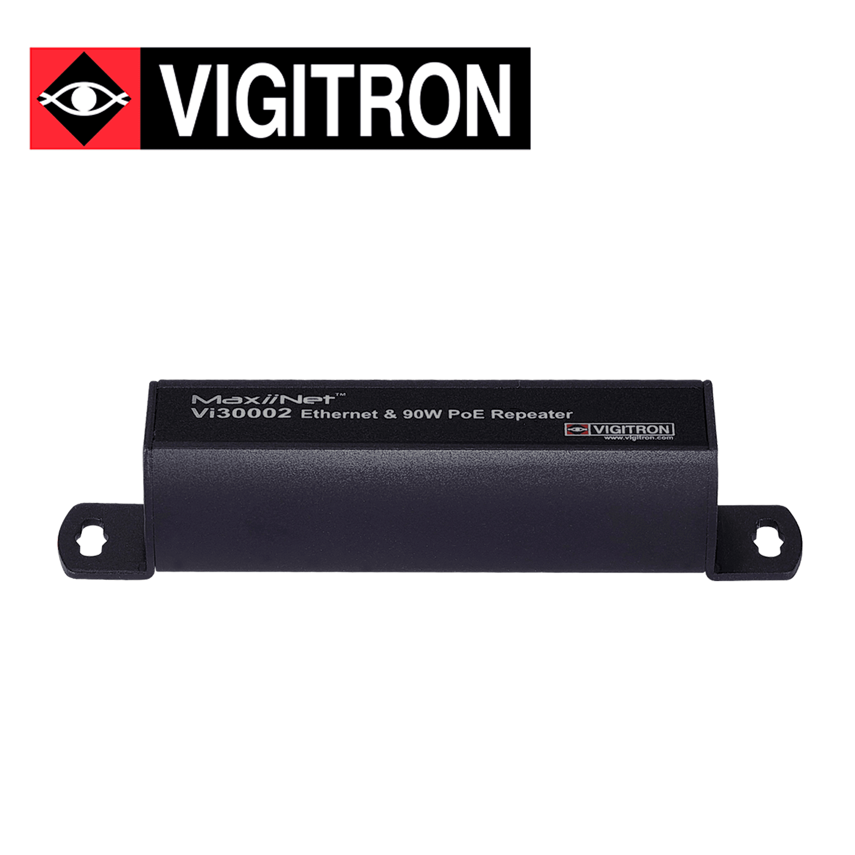 REPETIDOR POE VIGITRON  VI3002 / 10M /100M EXTIENDE SEÑAL POE DE 60W HASTA 200 METROS / POE AF/AT/BT - Miniatura 2