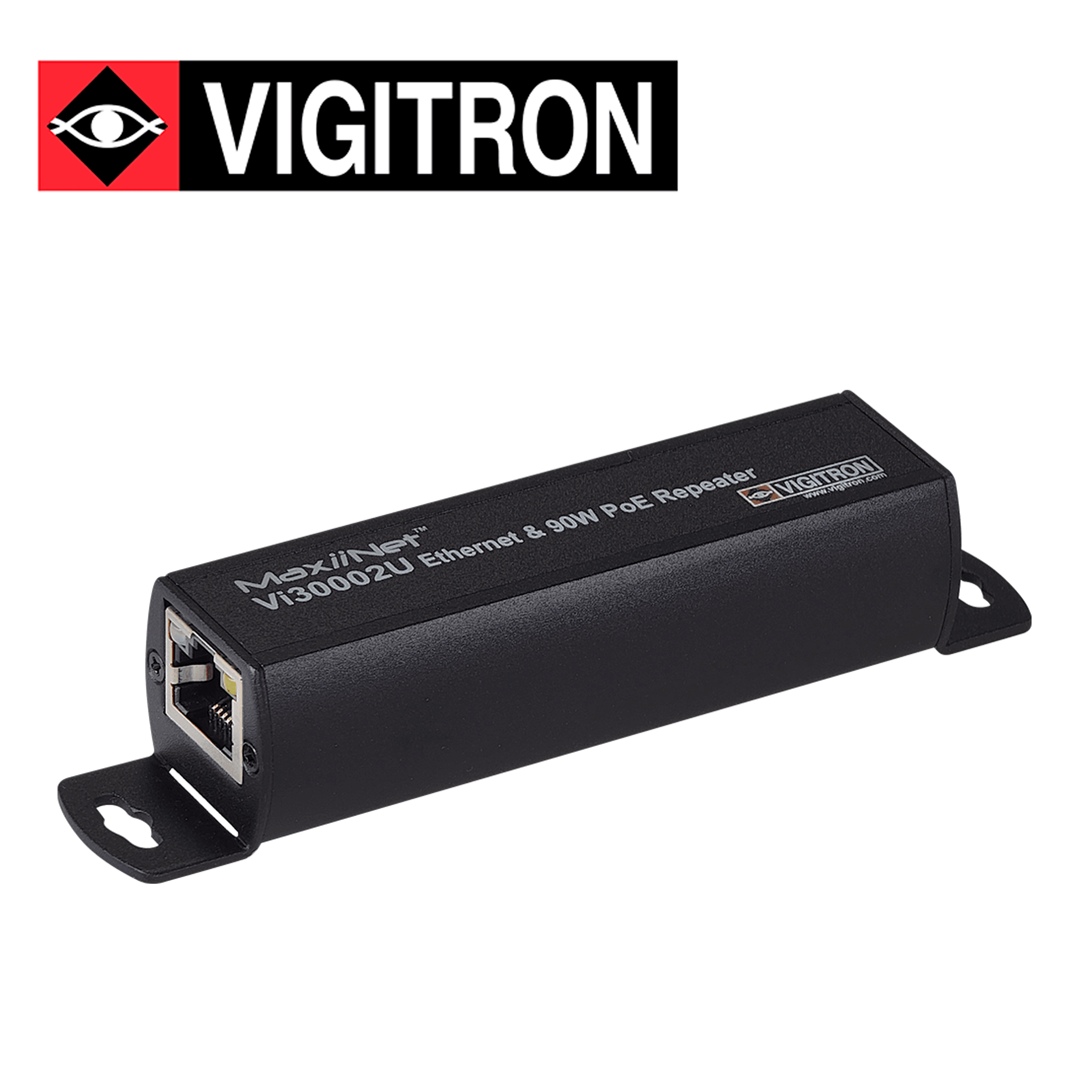 REPETIDOR POE VIGITRON  VI30002U / 10M /100M  / EXTIENDE SEÑAL POE DE 90W HASTA 200 METROS / POE AF/AT/BT - Miniatura 4