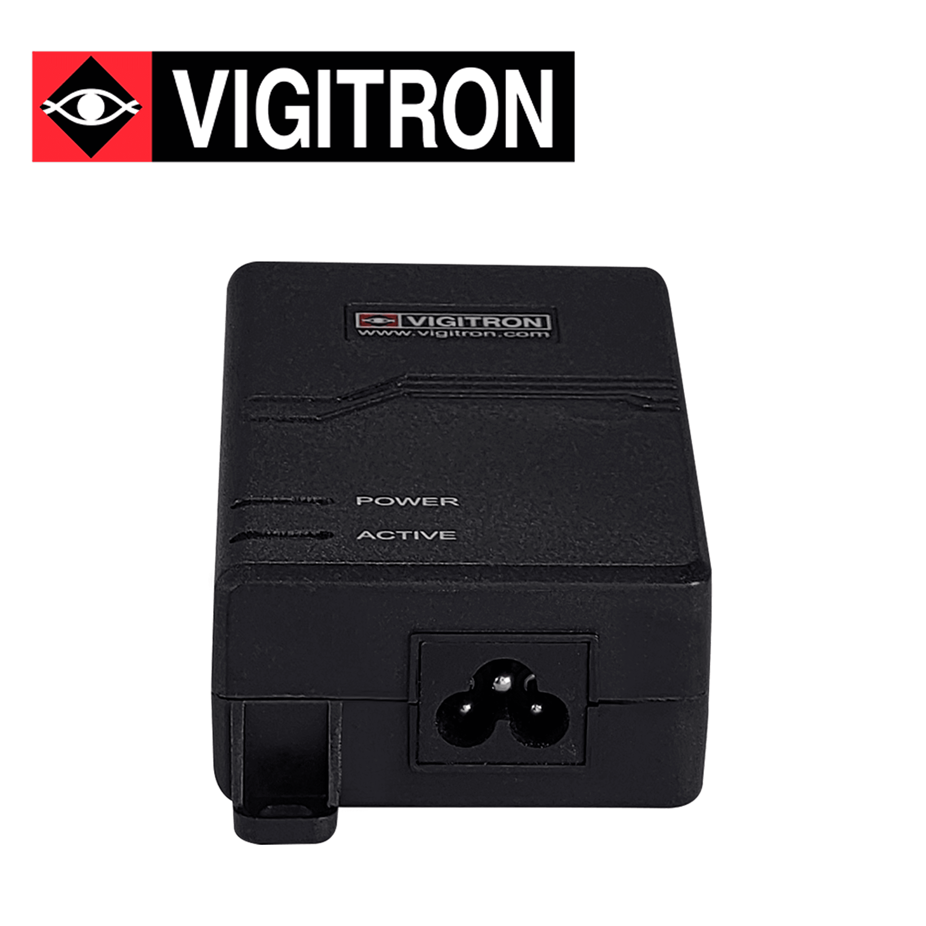 INYECTOR POE VIGITRON  VI2201 / COMPATIBLE CON POE AF/AT / FUENTE ALIMENTACION ACTIVA INTEGRADA 30W / 10M /100M /1000M - Miniatura 2