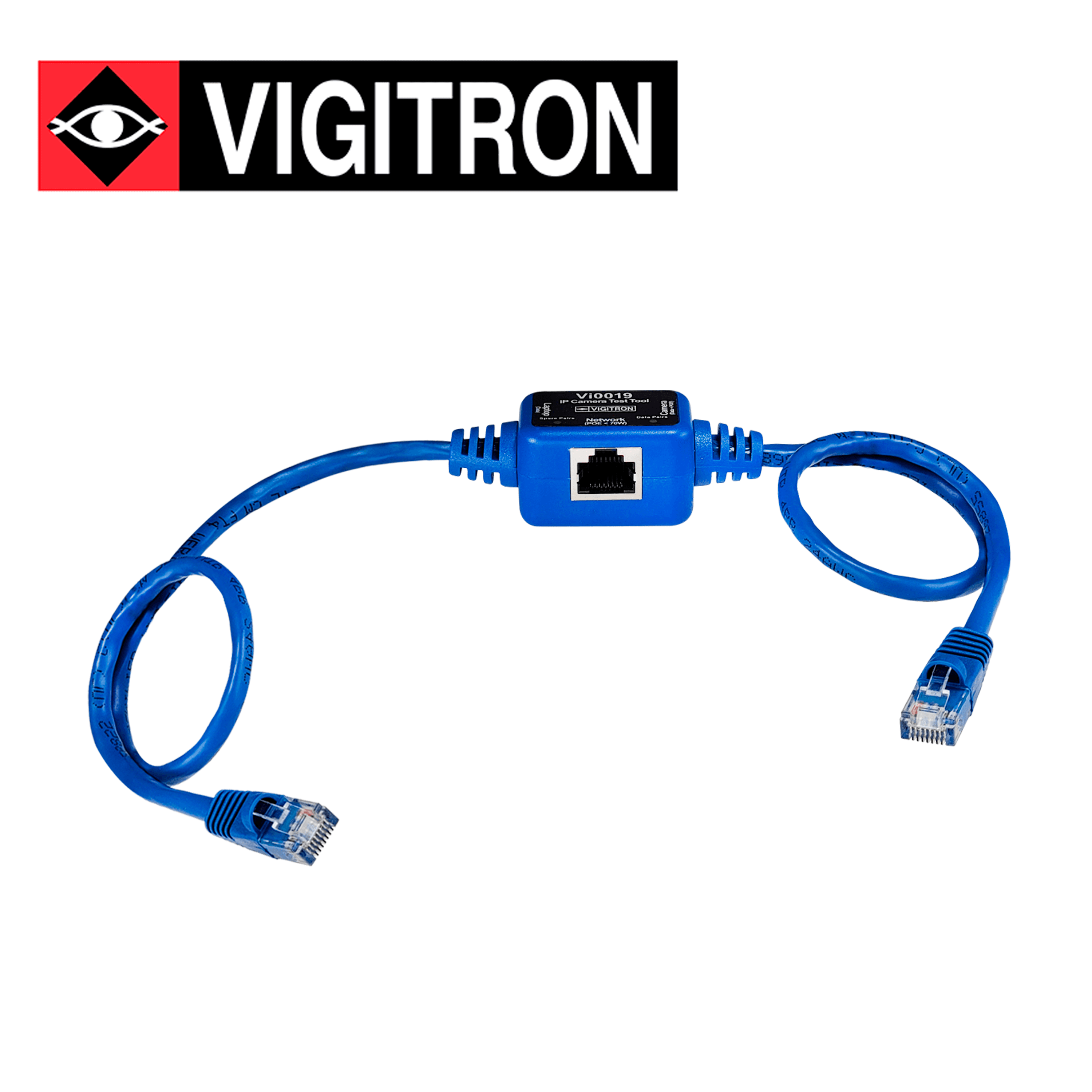 CABLE HERRAMIENTA DE INSTALACION E INDICADOR POE VIGITRON VI0019 /  CONEXIÓN POR UN SOLO CABLE PARA CONFIGURAR CAMARAS IP - Miniatura 2