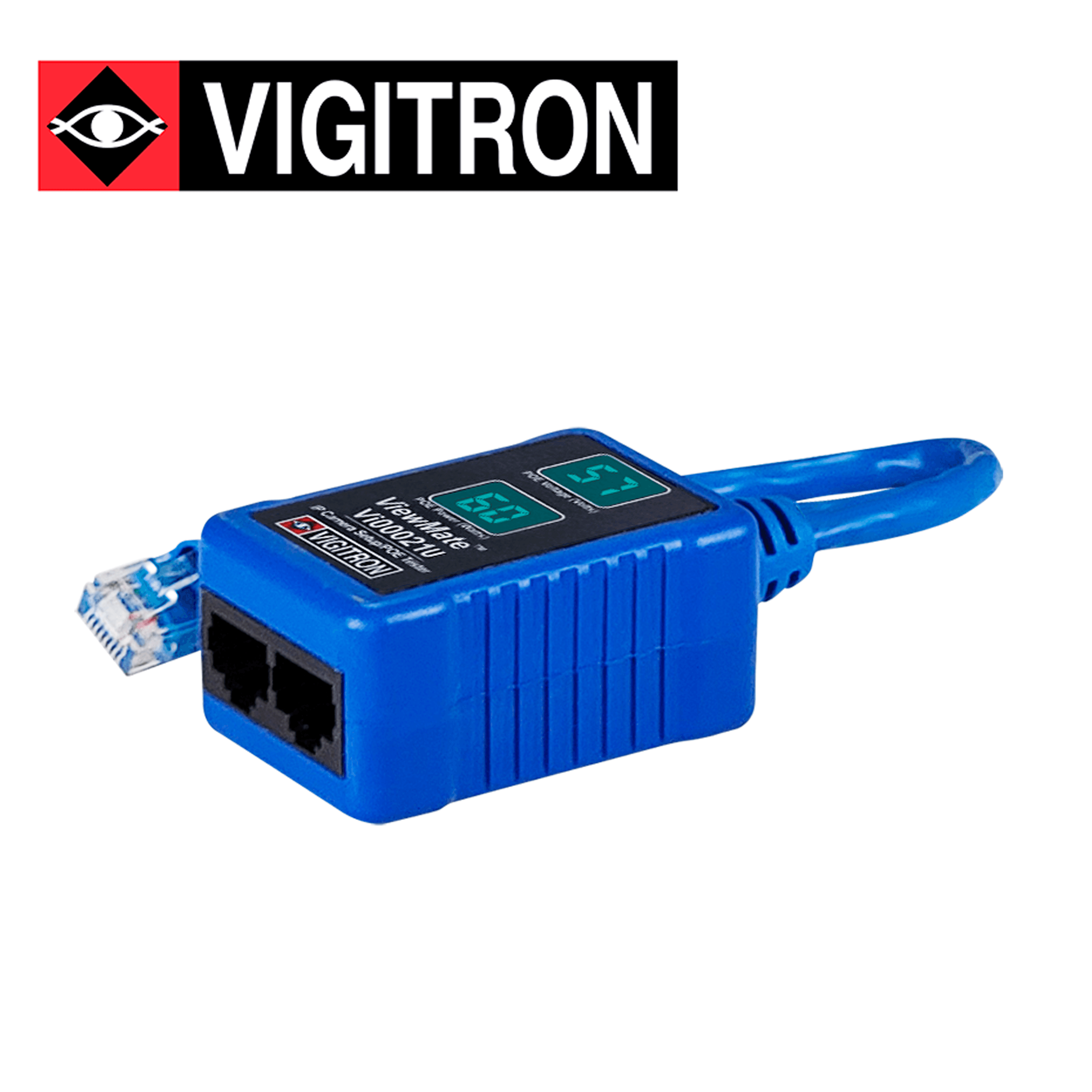 TESTER POE AF/AT/BT VIGITRON VI00021U / DISPLAY LED VOLTAJE 2 DIGITOS / DISPLAY LED POE 2 DIGITOS / COMPATIBLE POE HASTA 90W - Miniatura 4