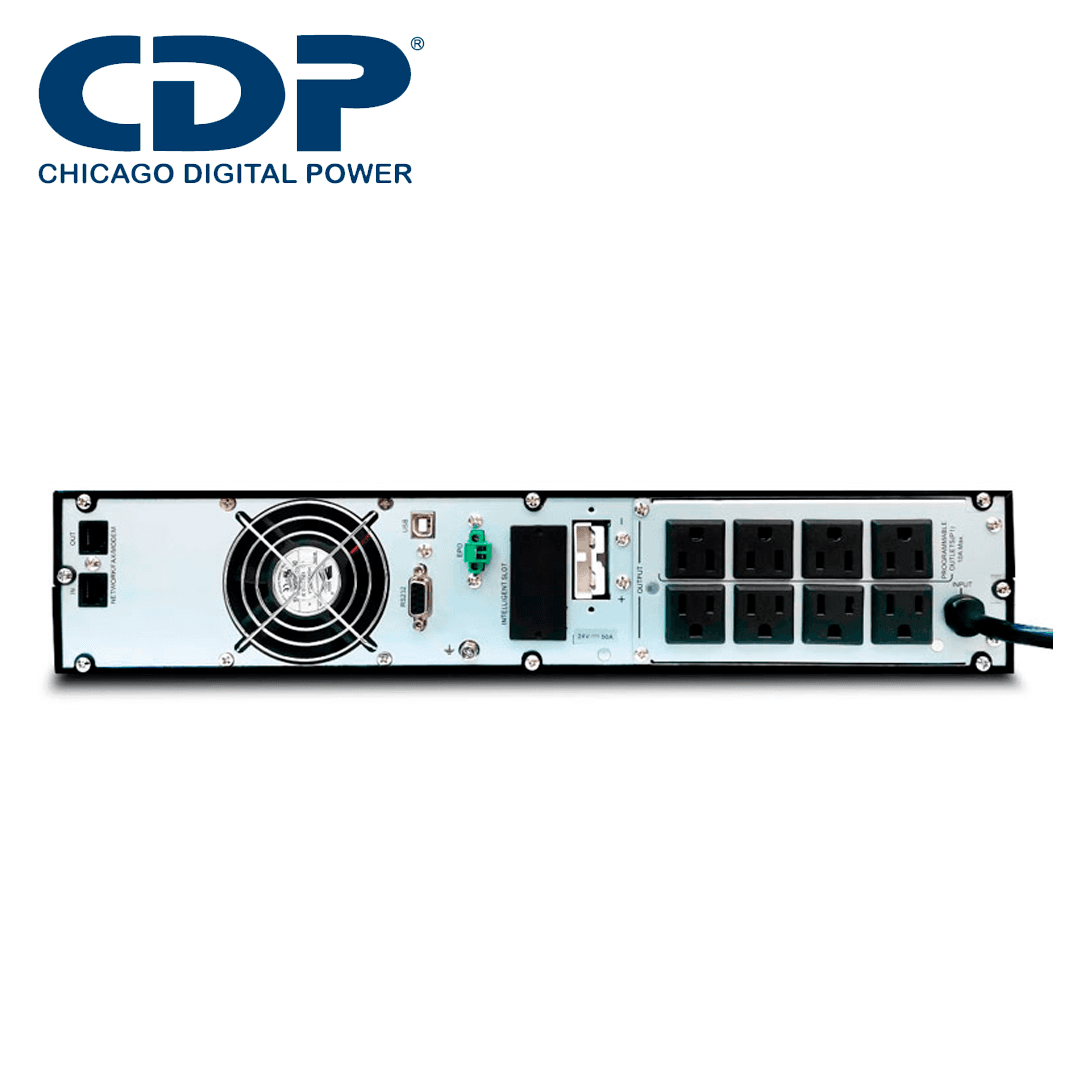 NO BREAK UPS ONLINE RACK TORRE UPO11-1RTAX CDP / 1000VA / 1000W / FACTOR DE POTENCIA 1.0 / 2 UNIDADES DE RACK / DOBLE CONVERSION / DISPLAY LCD / UL / FCC / CE / 120V - Miniatura 4
