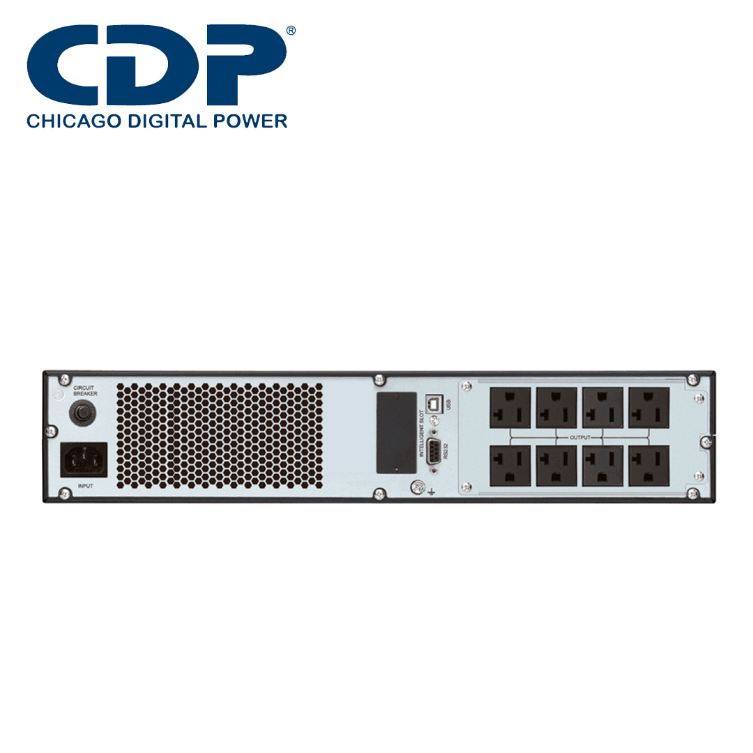 NO BREAK UPS ONLINE RACK TORRE UPO11-2RT CDP 2000VA / 1800W / FACTOR DE POTENCIA 0.9 / 2 UNIDADES DE RACK / DOBLE CONVERSION / DISPLAY LCD / 120V - Miniatura 3