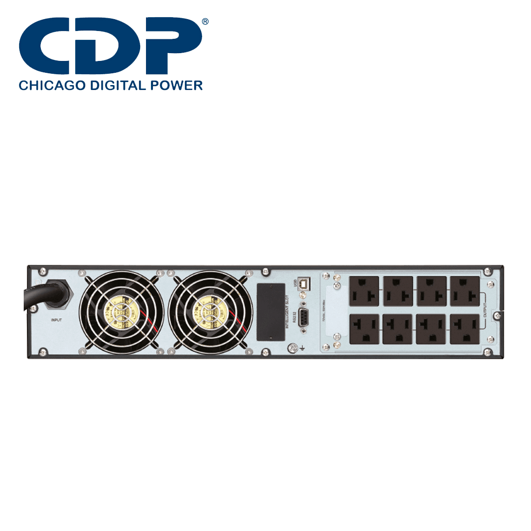 NO BREAK UPS ONLINE RACK TORRE UPO11-3RT CDP 3000VA / 2700W / FACTOR DE POTENCIA 0.9 / 2 UNIDADES DE RACK / DOBLE CONVERSION / DISPLAY LCD / 120V - Miniatura 3